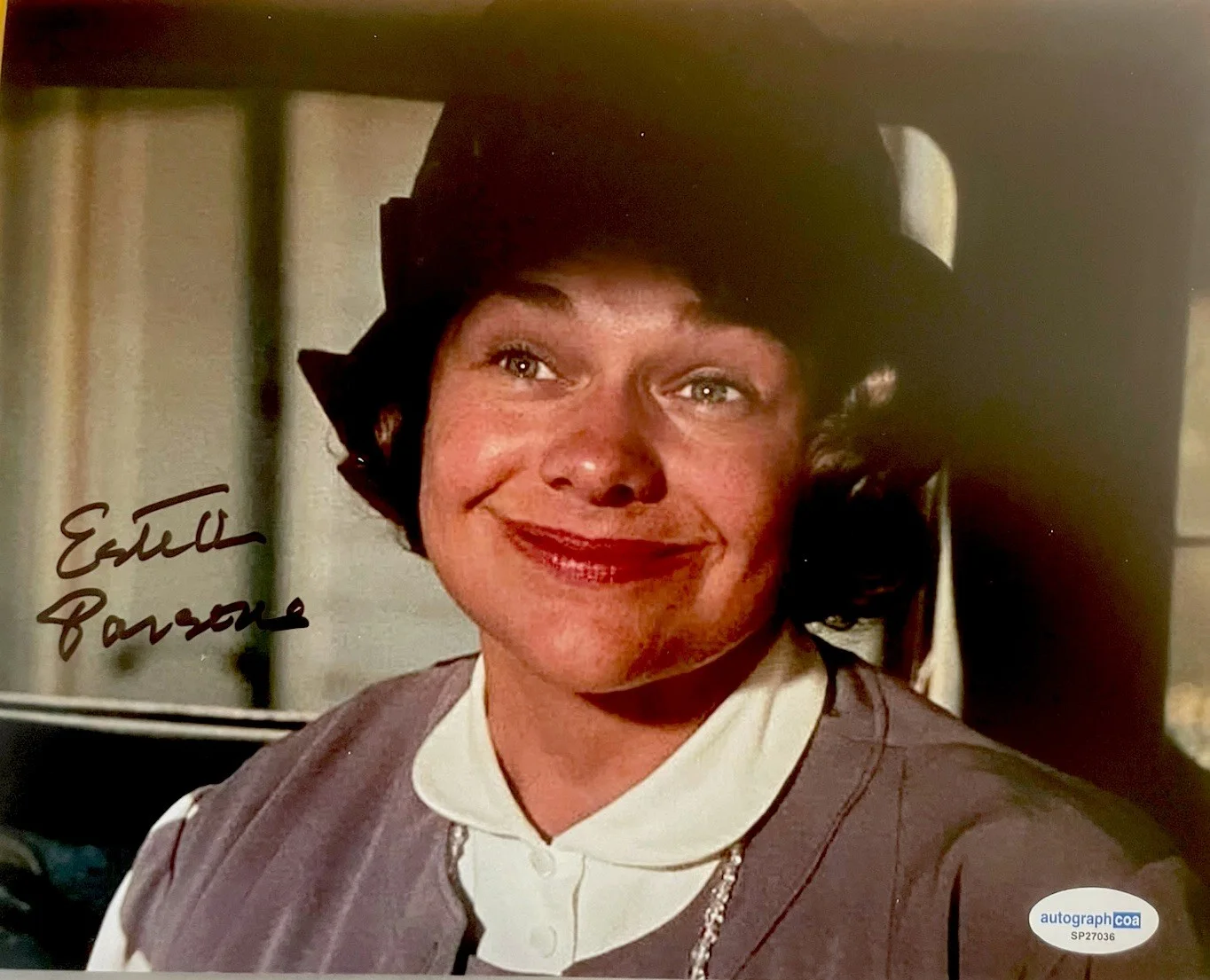 Estelle Parsons — Bonnie & Clyde Estelle Parsons autographed 8x10 smiling photo Autograph COA