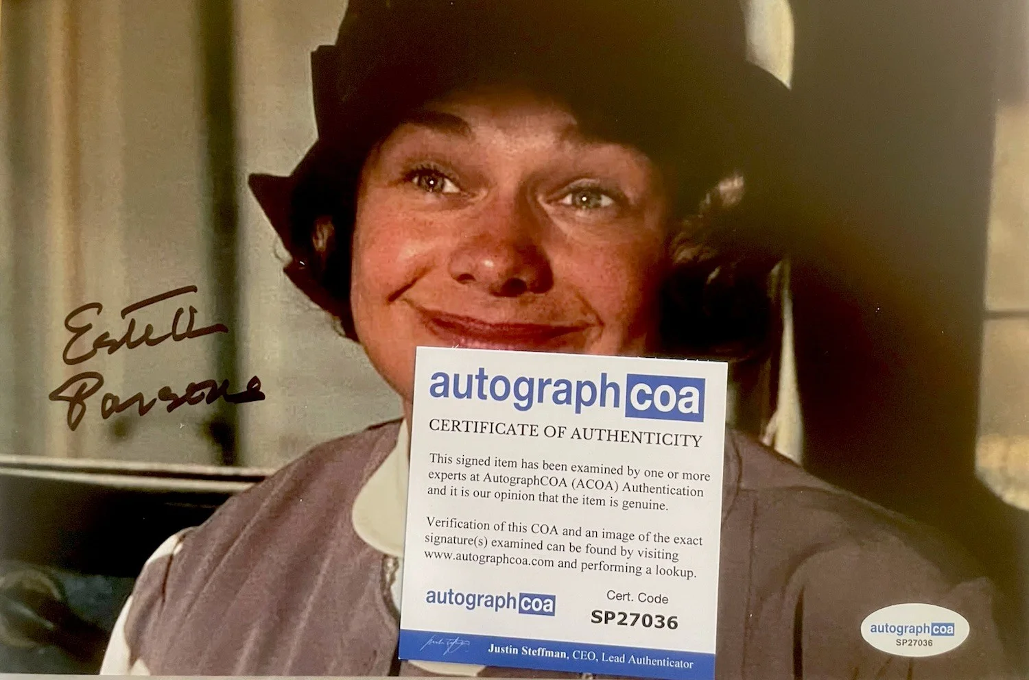 Estelle Parsons — Bonnie & Clyde Estelle Parsons autographed 8x10 smiling photo Autograph COA, изображение 2