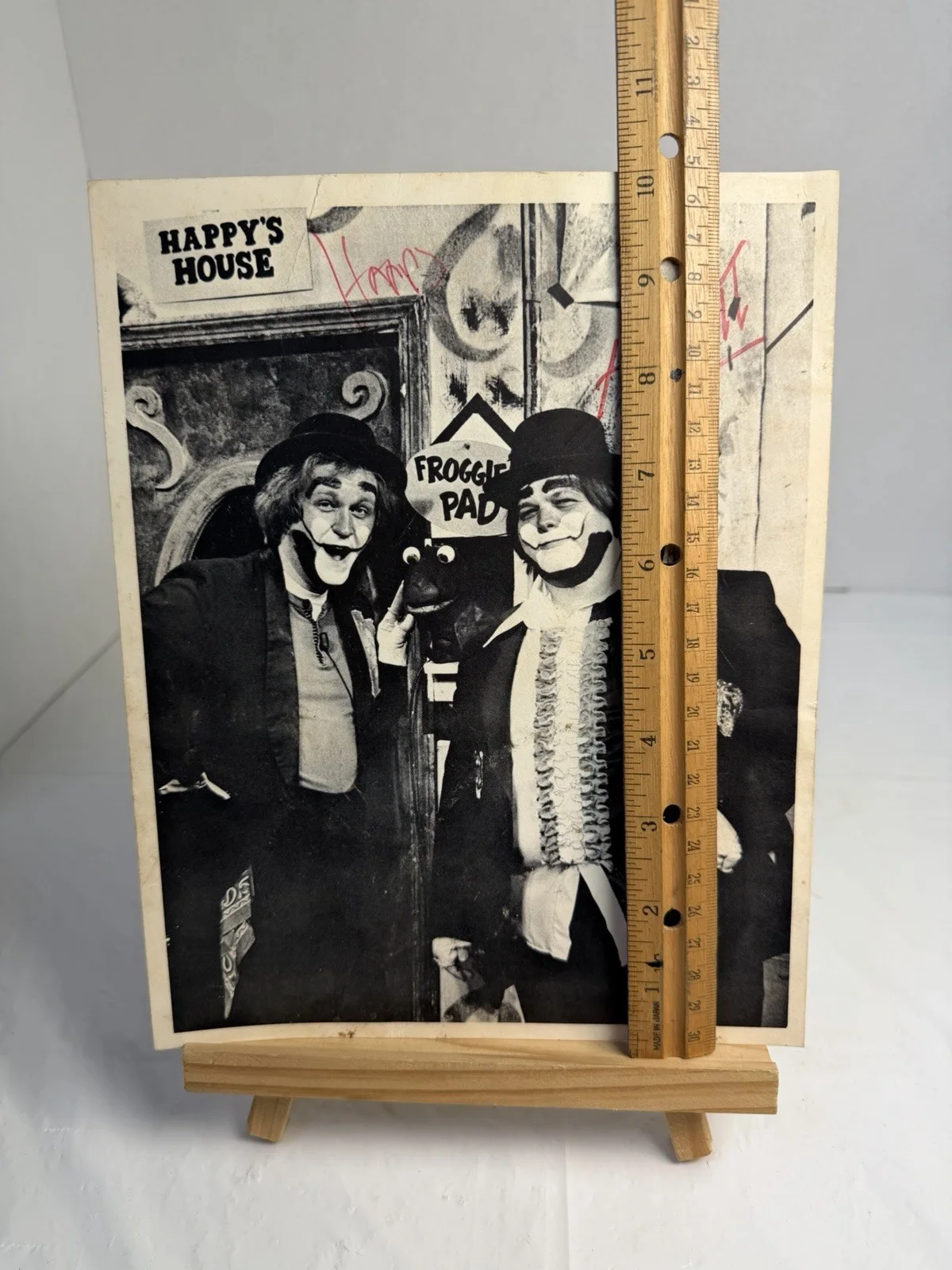 Happy — Signed Happy’s Place 8x10 Photo Froggie WTVQ Lexington KY TV, изображение 2