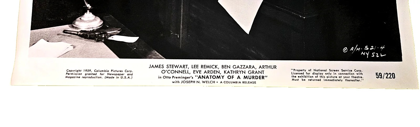 James Stewart — James Stewart - (1908-1997) - Original lobby Photo 8X10 Hand-Signed, изображение 3