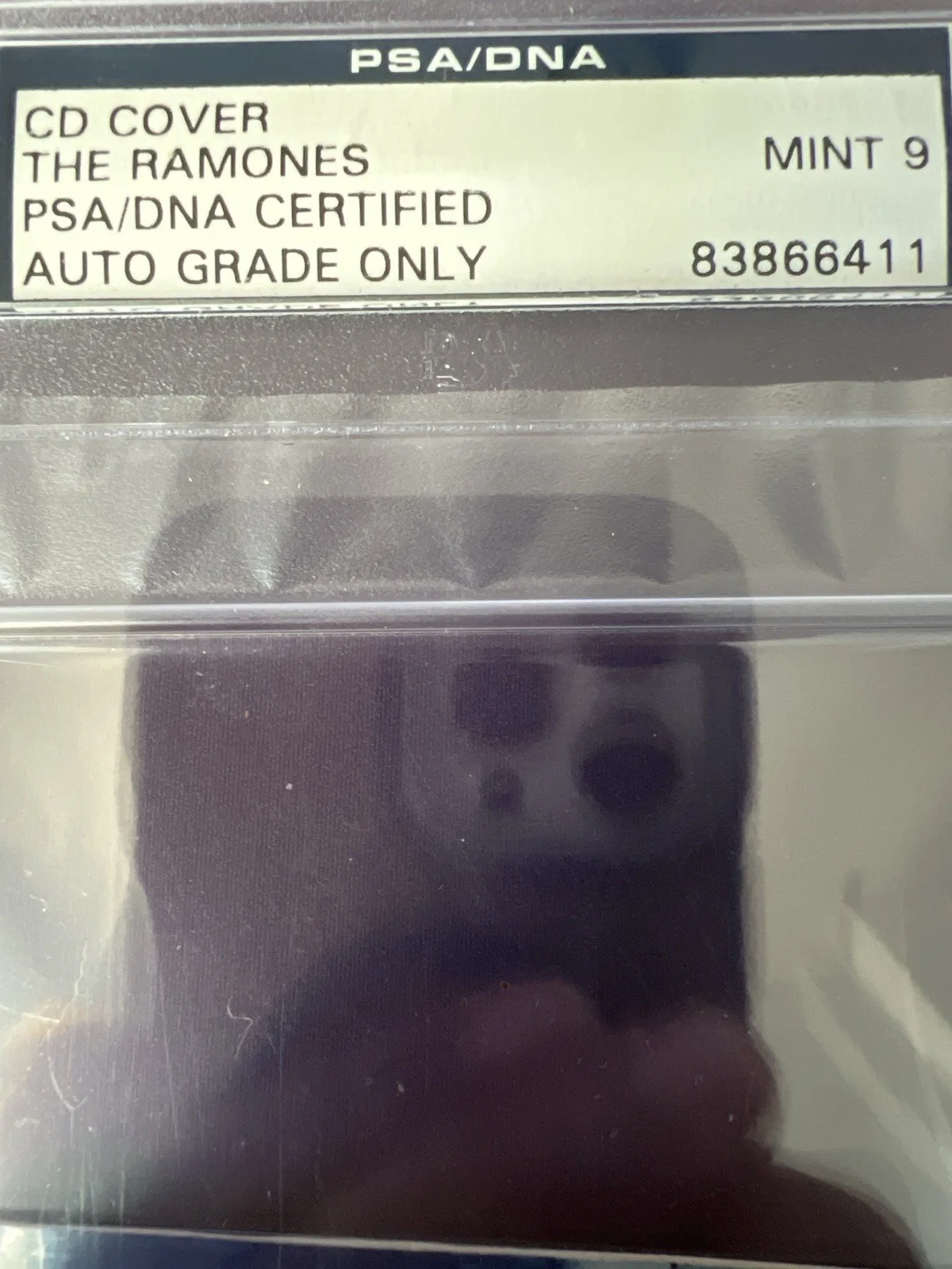 The Ramones Full Band signed CD Cover PSA/DNA slabbed, image 2