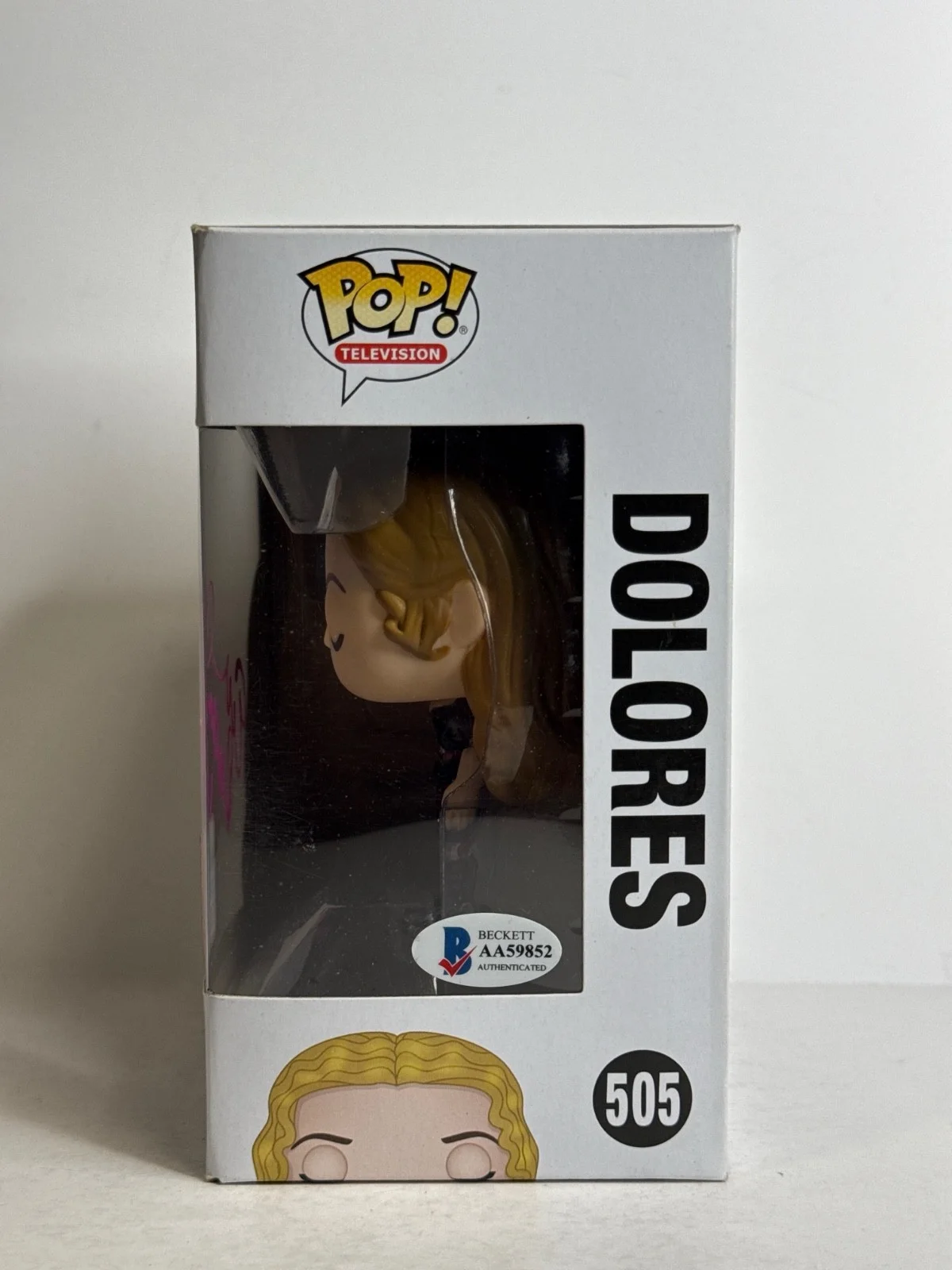 Evan Rachel Wood — Evan Rachel Wood Signed Westworld Dolores Funko #505 BAS AA59852, изображение 2