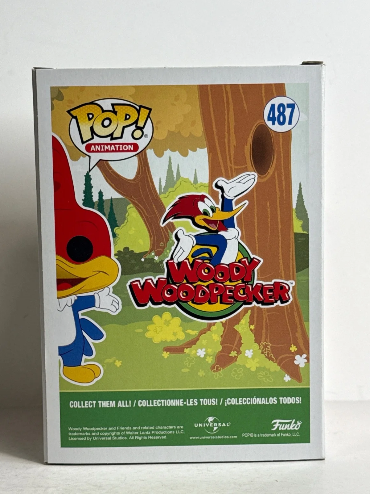 Eric Bauza — Eric Bauza Signed Woody Woodpecker Funko #487 PSA AM85950, изображение 3