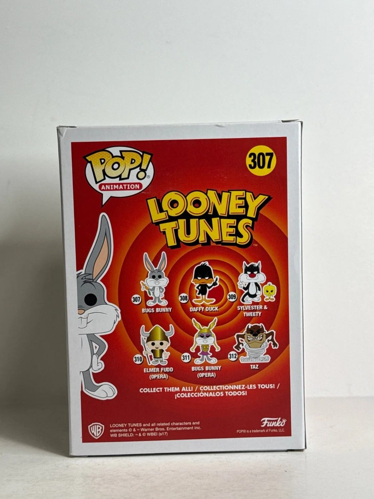 Eric Bauza — Eric Bauza Signed Bugs Bunny Funko #307 PSA AM85934, image 2