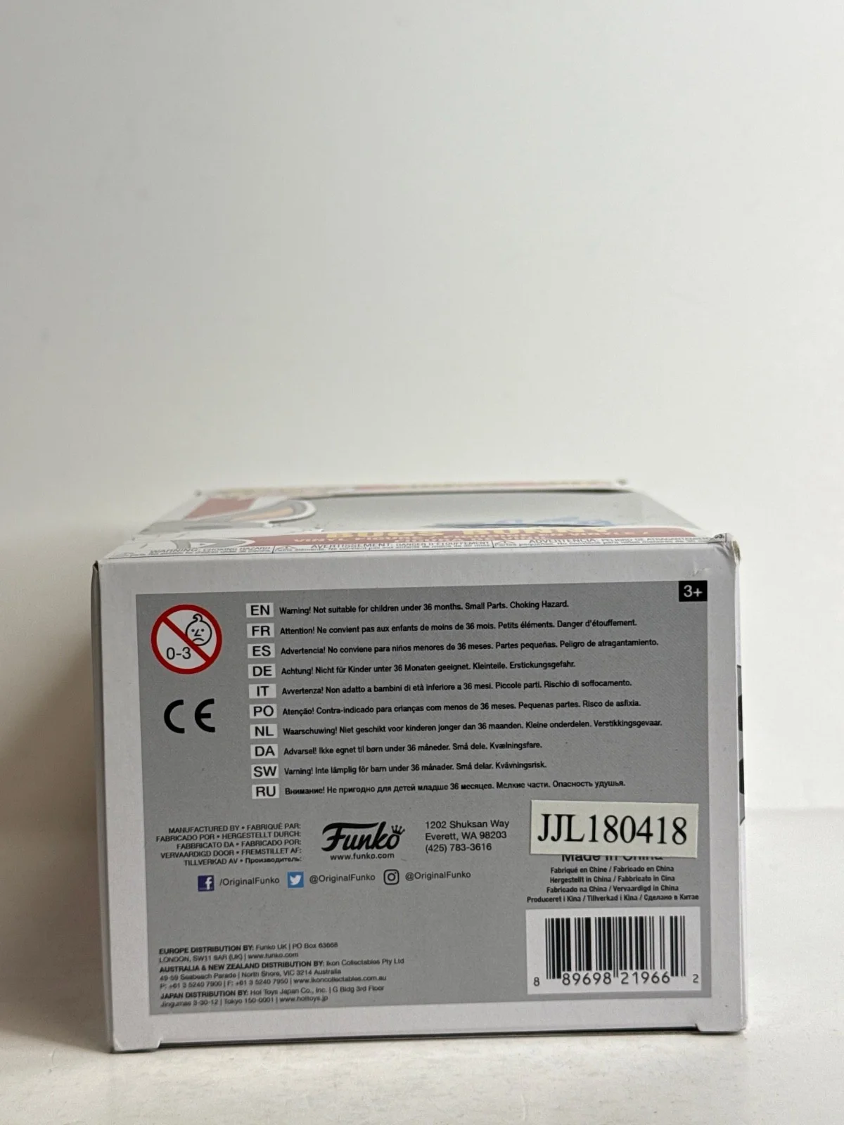 Eric Bauza — Eric Bauza Signed Bugs Bunny Funko #307 PSA AM85934, image 4