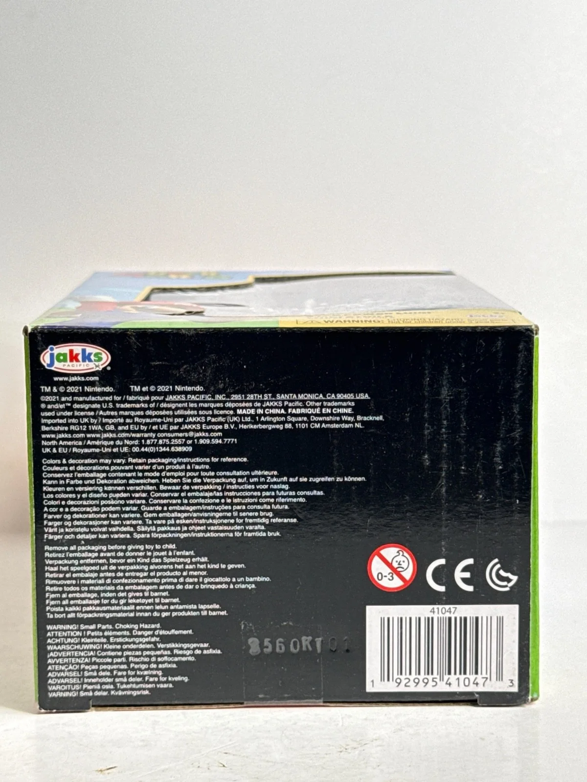 Charles Martinet — Charles Martinet Signed Super Mario Bros Luigi Toy Box PSA 9A33490, image 4