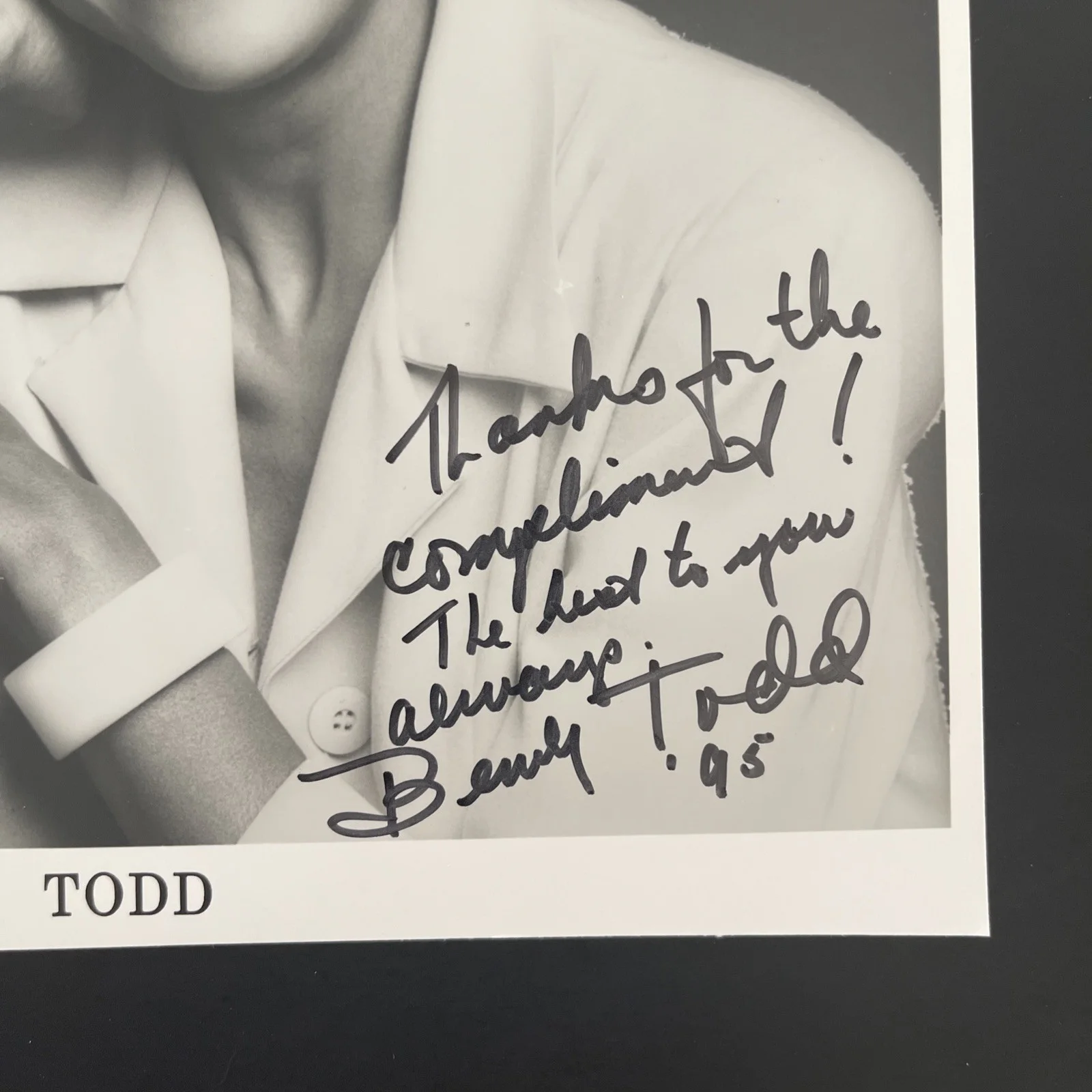 BEVERLY TODD: Original Hand Signed Celebrity Photo 8 x 10” / KSK, image 2