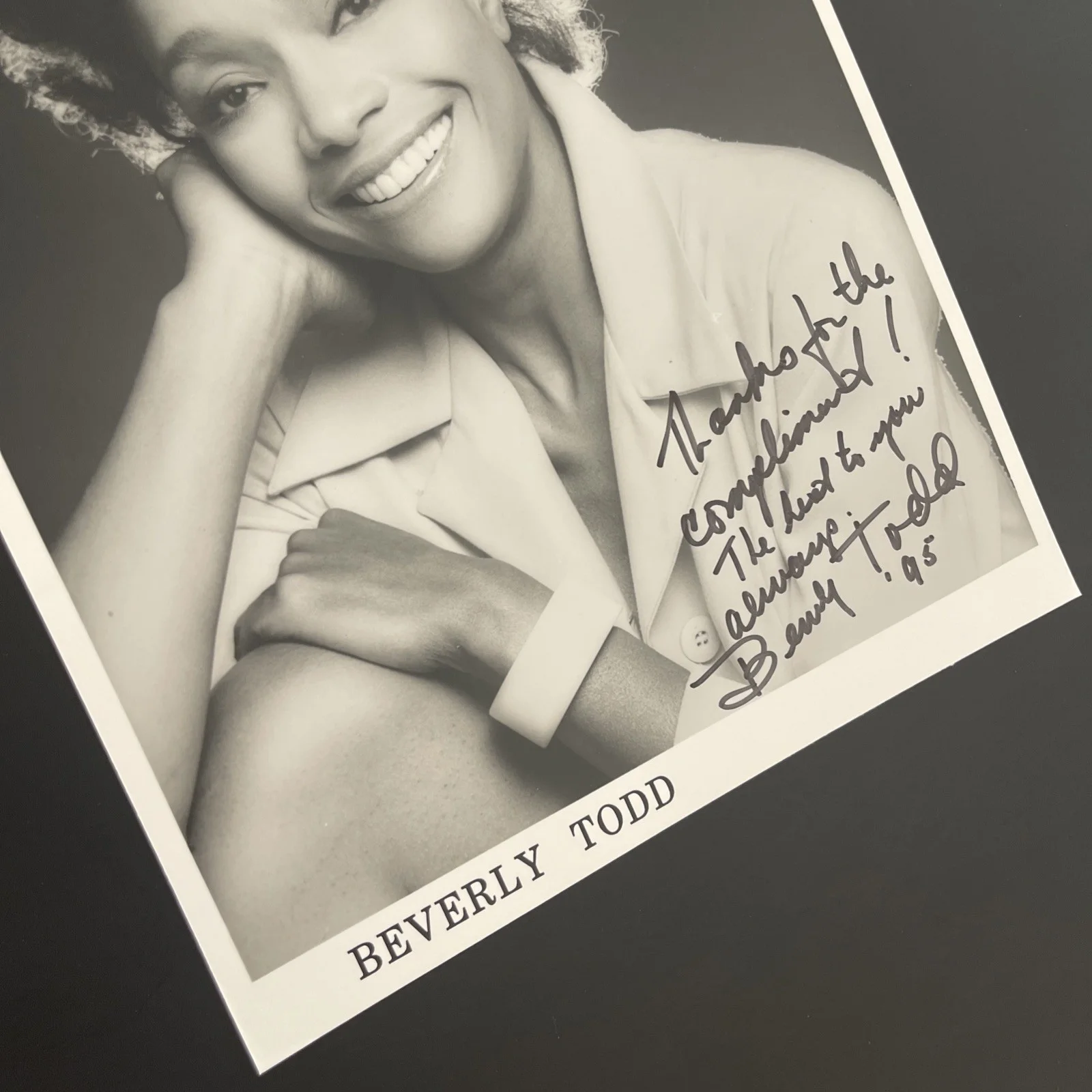 BEVERLY TODD: Original Hand Signed Celebrity Photo 8 x 10” / KSK, image 4