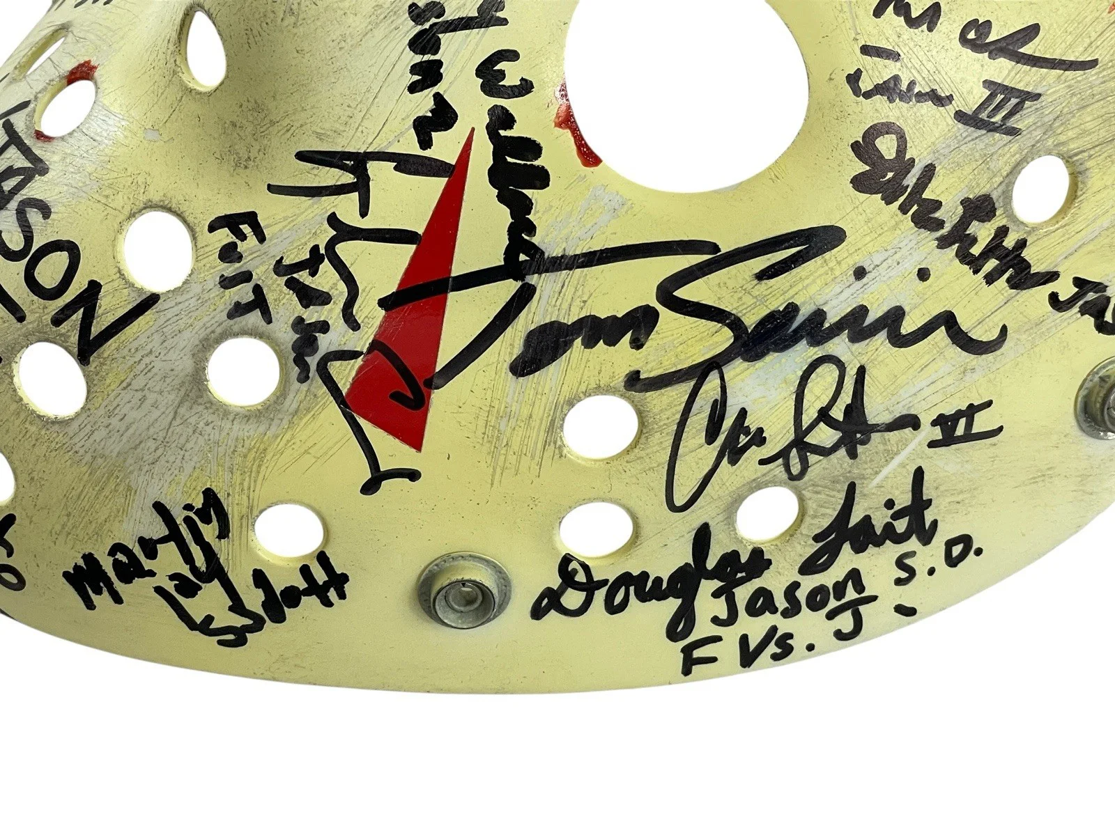 Cast — Jason Voorhees Cast Signed Prop Replica Mask By 20 Jason Friday The 13th JSA 🔪, изображение 4