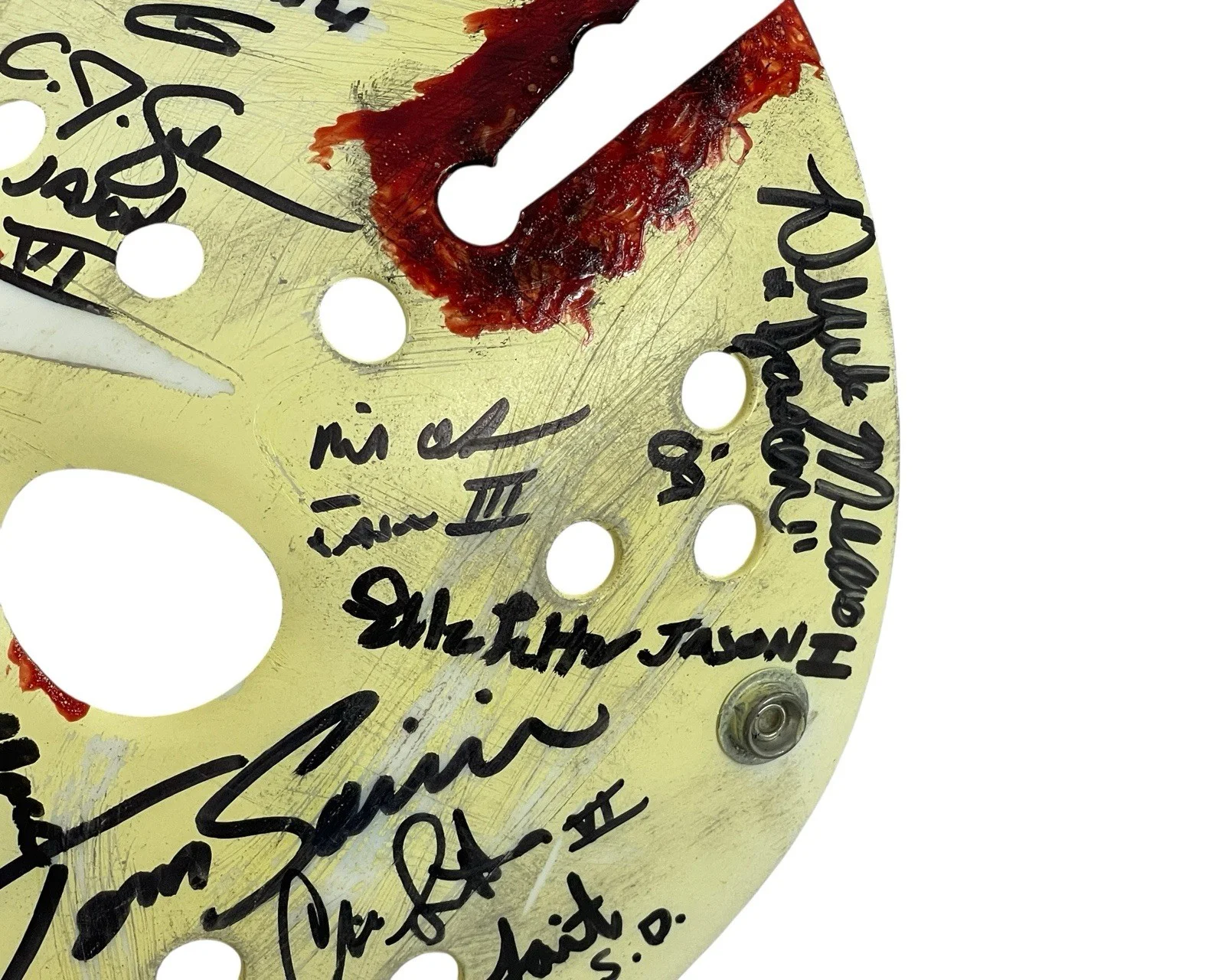 Cast — Jason Voorhees Cast Signed Prop Replica Mask By 20 Jason Friday The 13th JSA 🔪, изображение 5