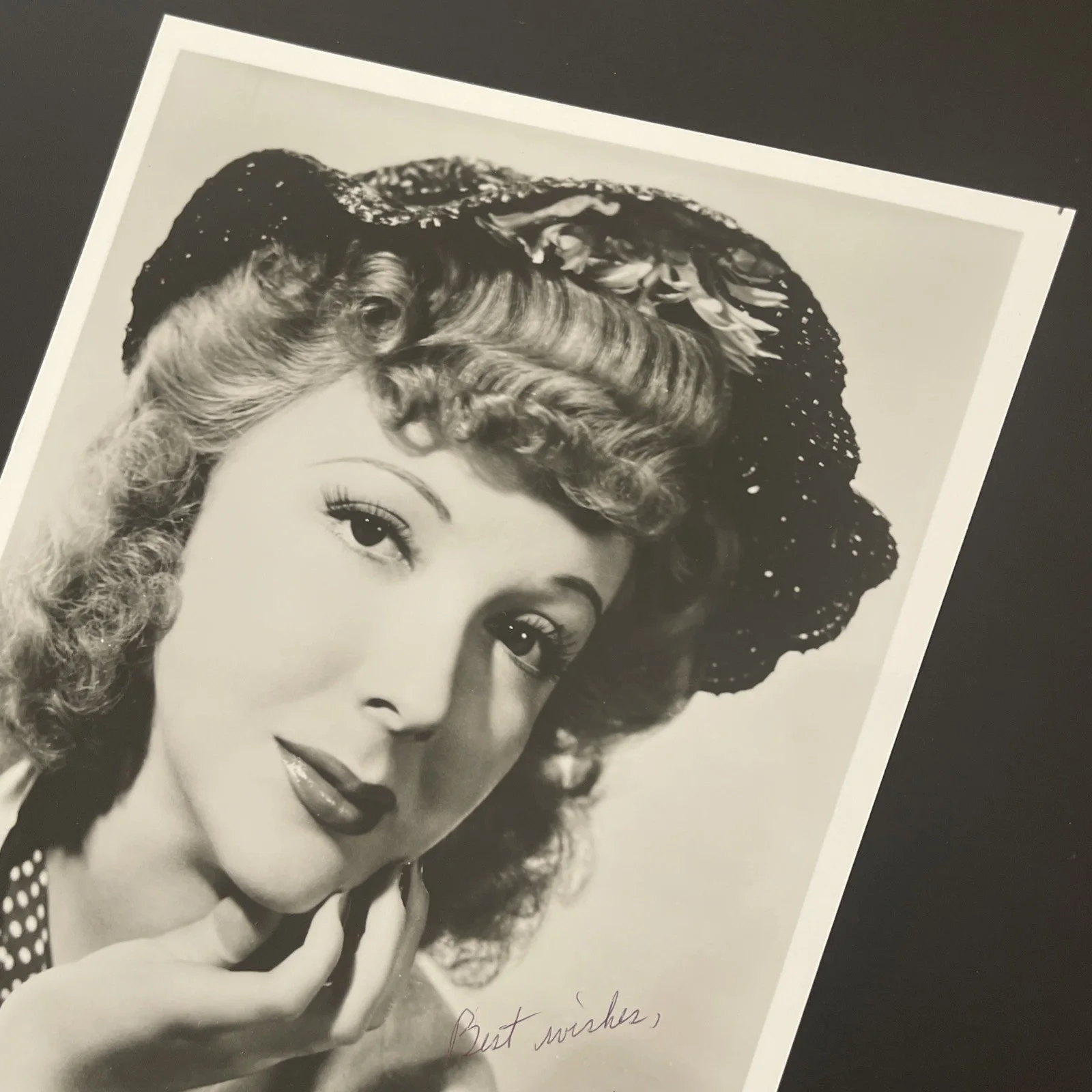 VIRGINIA VALE: Original Hand Signed Celebrity Photo 8 x 10” / KSK, image 3
