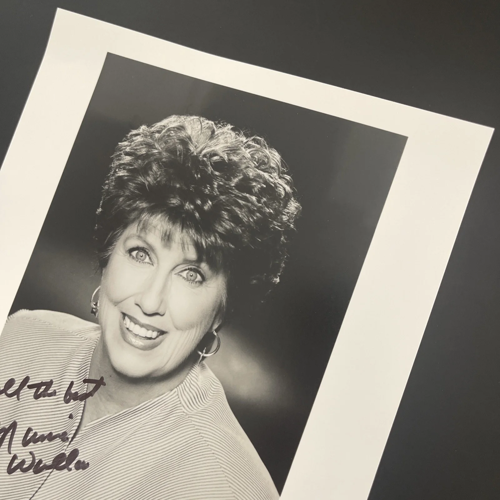 MARCIA WALLACE: Original Hand Signed Celebrity Photo 8 x 10” / KSK, image 3