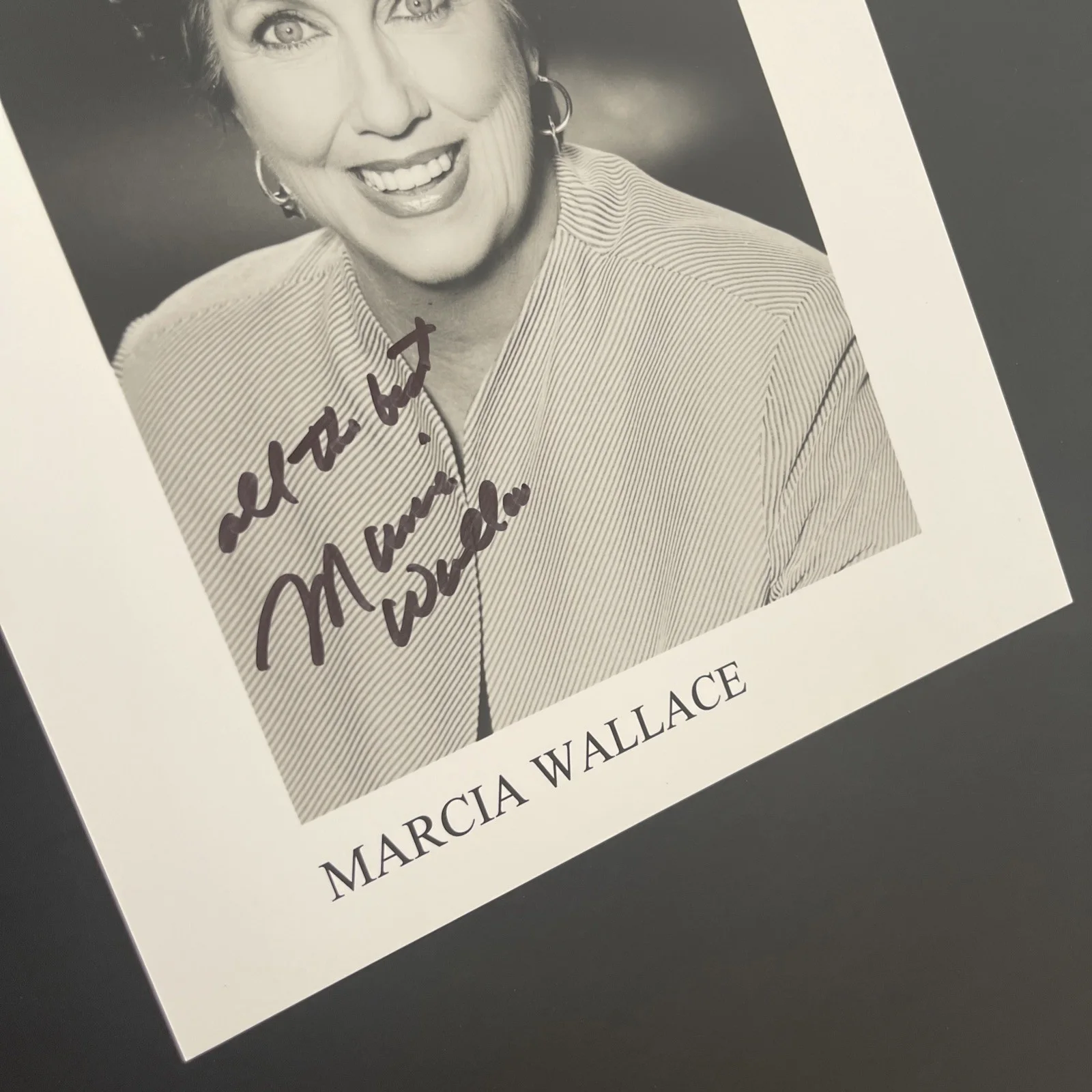 MARCIA WALLACE: Original Hand Signed Celebrity Photo 8 x 10” / KSK, image 4