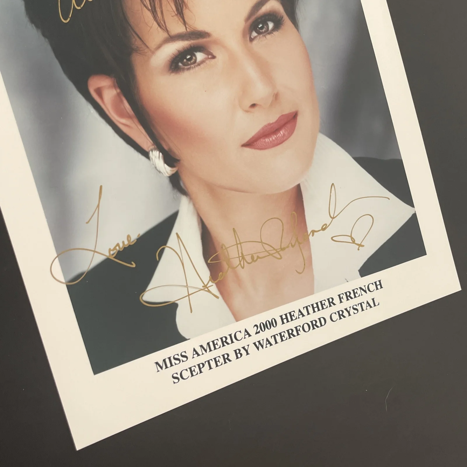 HEATHER FRENCH Miss America 2000: Hand Signed Celebrity Photo 8 x 10” / KSK, изображение 5