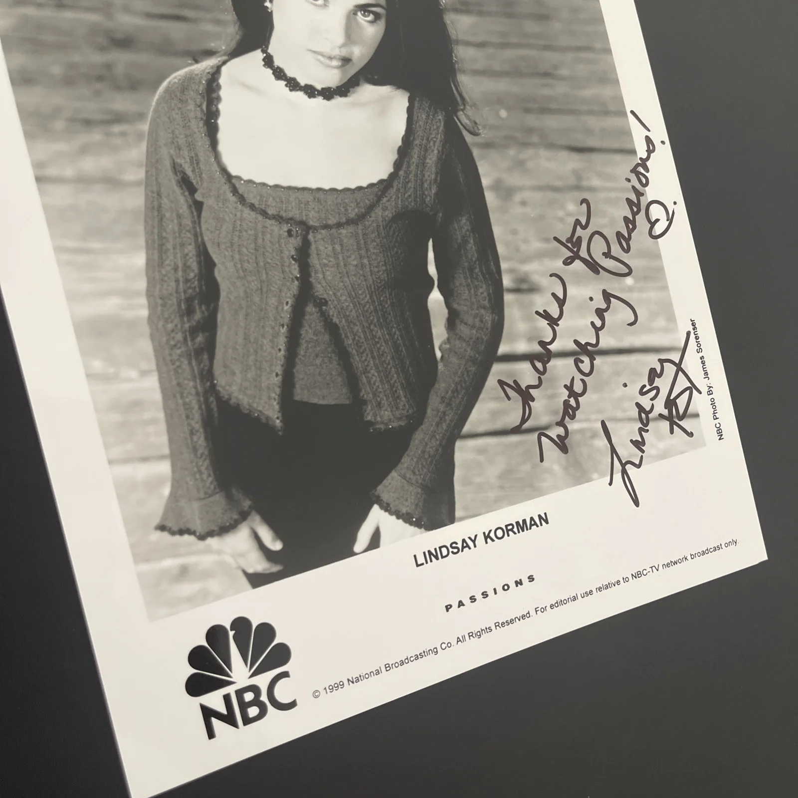 LINDSAY KORMAN Soap Opera Actress: Hand Signed Celebrity Photograph 8 x 10” /KSK, изображение 4