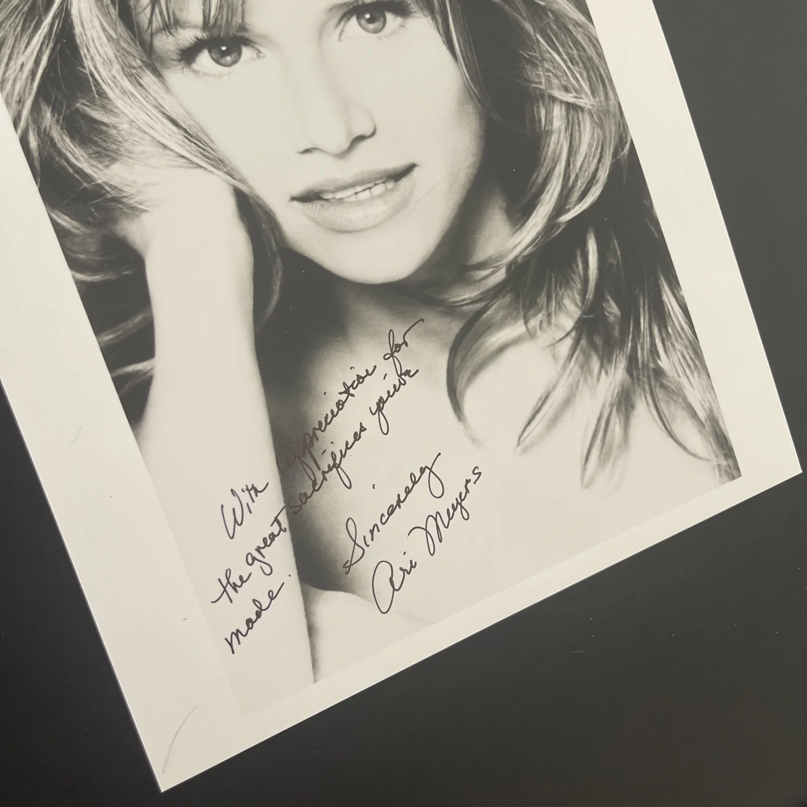 ARI MEYERS: Original Hand Signed Celebrity Photograph 8 x 10” / KSK, image 5