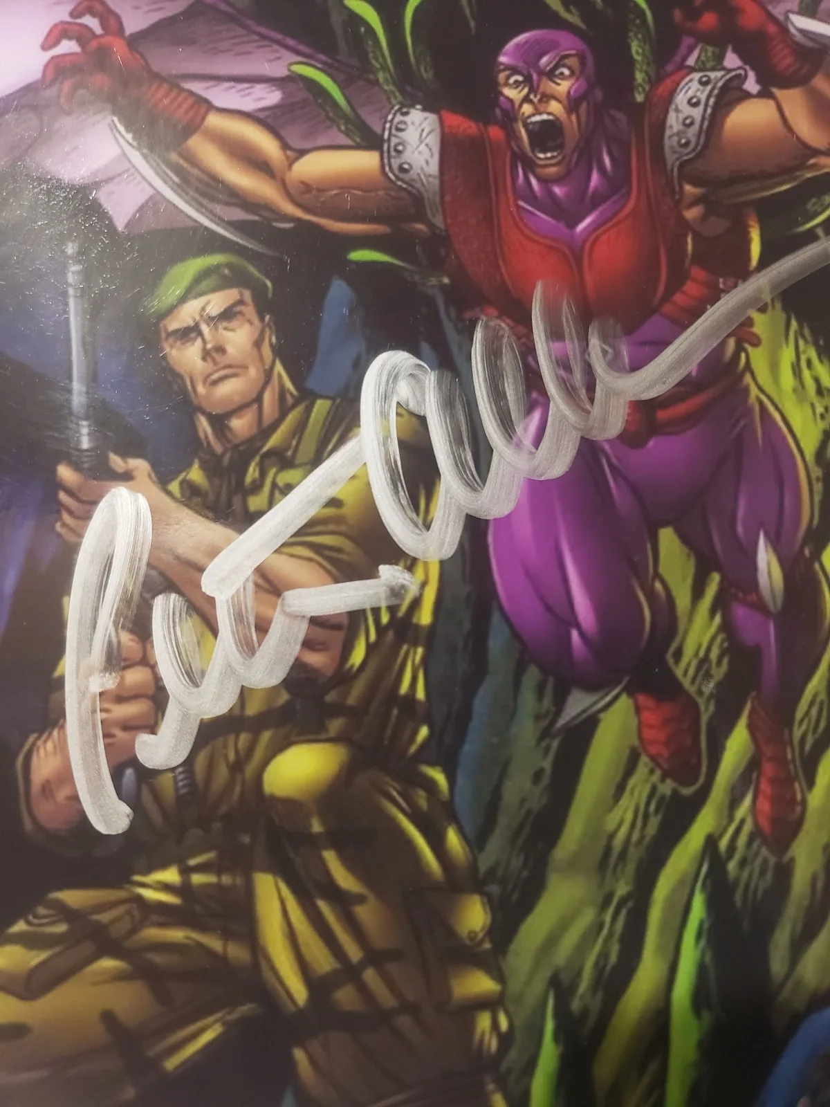 Peter Cullen — PETER CULLEN HAND SIGNED 4x6" PHOTO G.I. Joe Zandar VOICE ACTOR AUTOGRAPHED, изображение 2