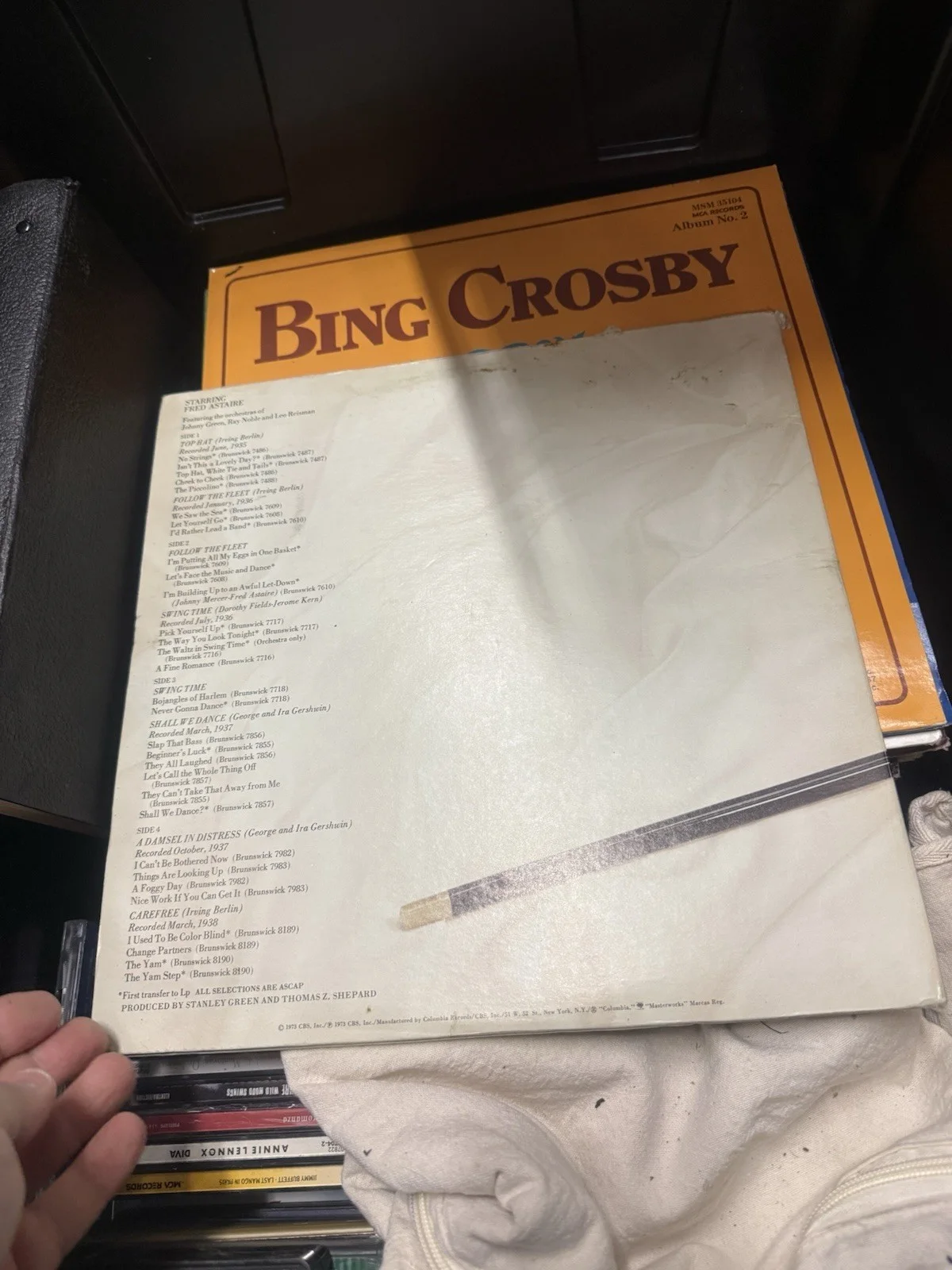 Bing Crosby His Most Loved Recordings Album No. 2 vinyl LP record rare, изображение 2