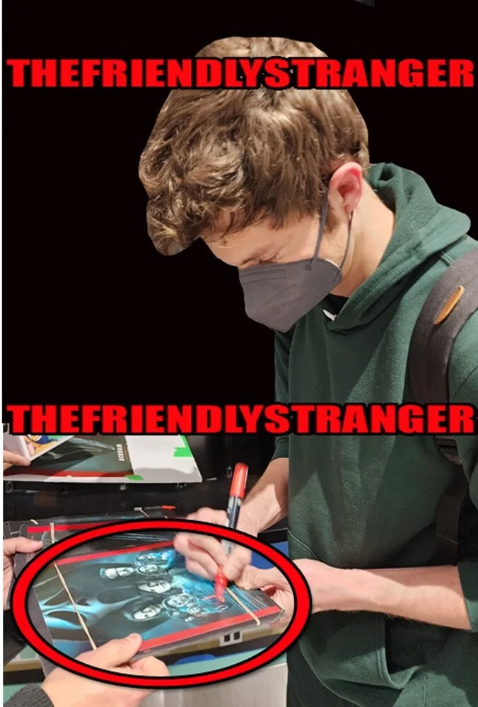 JACK QUAID — Jack Quaid signed "SCREAM" 8x10 Photo f EXACT PROOF Richie Ghostface ACOA COA, image 3