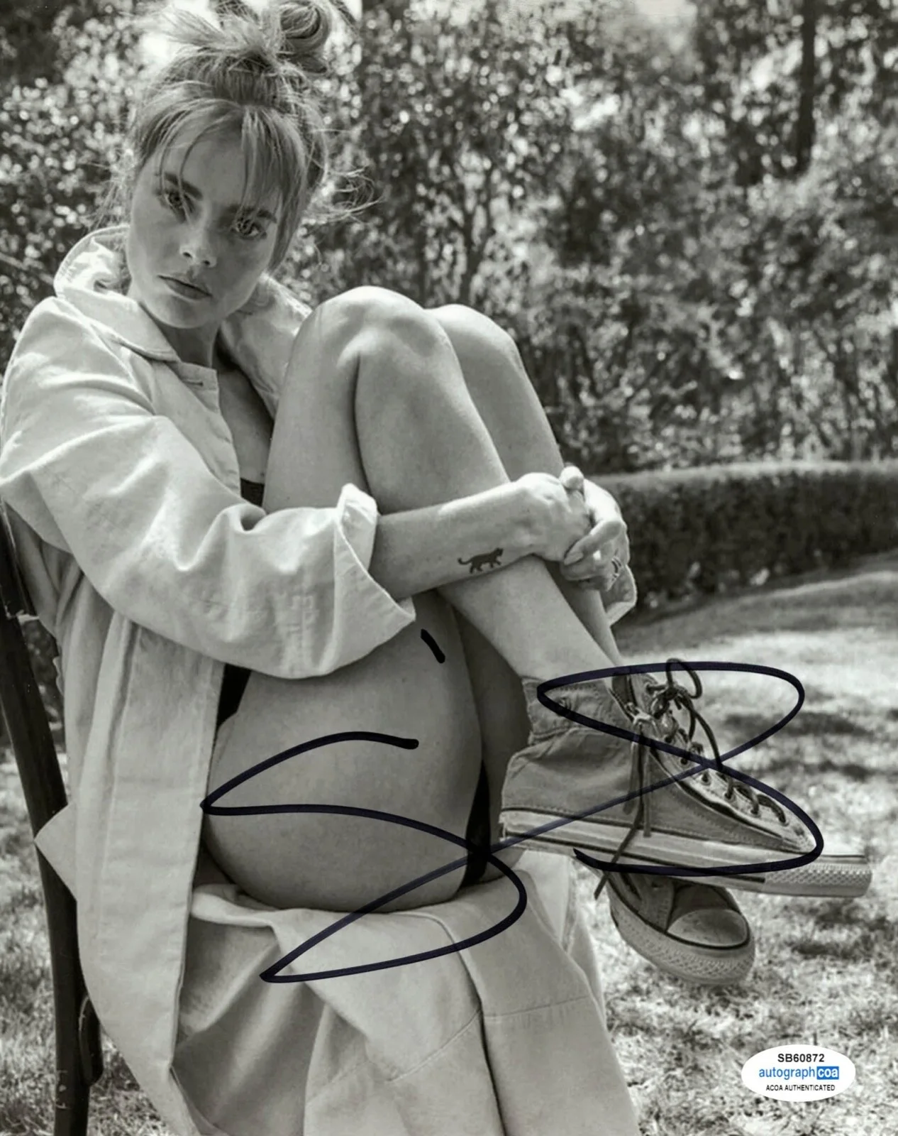 SAMARA WEAVING — Samara Weaving signed 8x10 Photo g EXACT PROOF Ready Or Not SEXY Scream ACOA COA, изображение 4