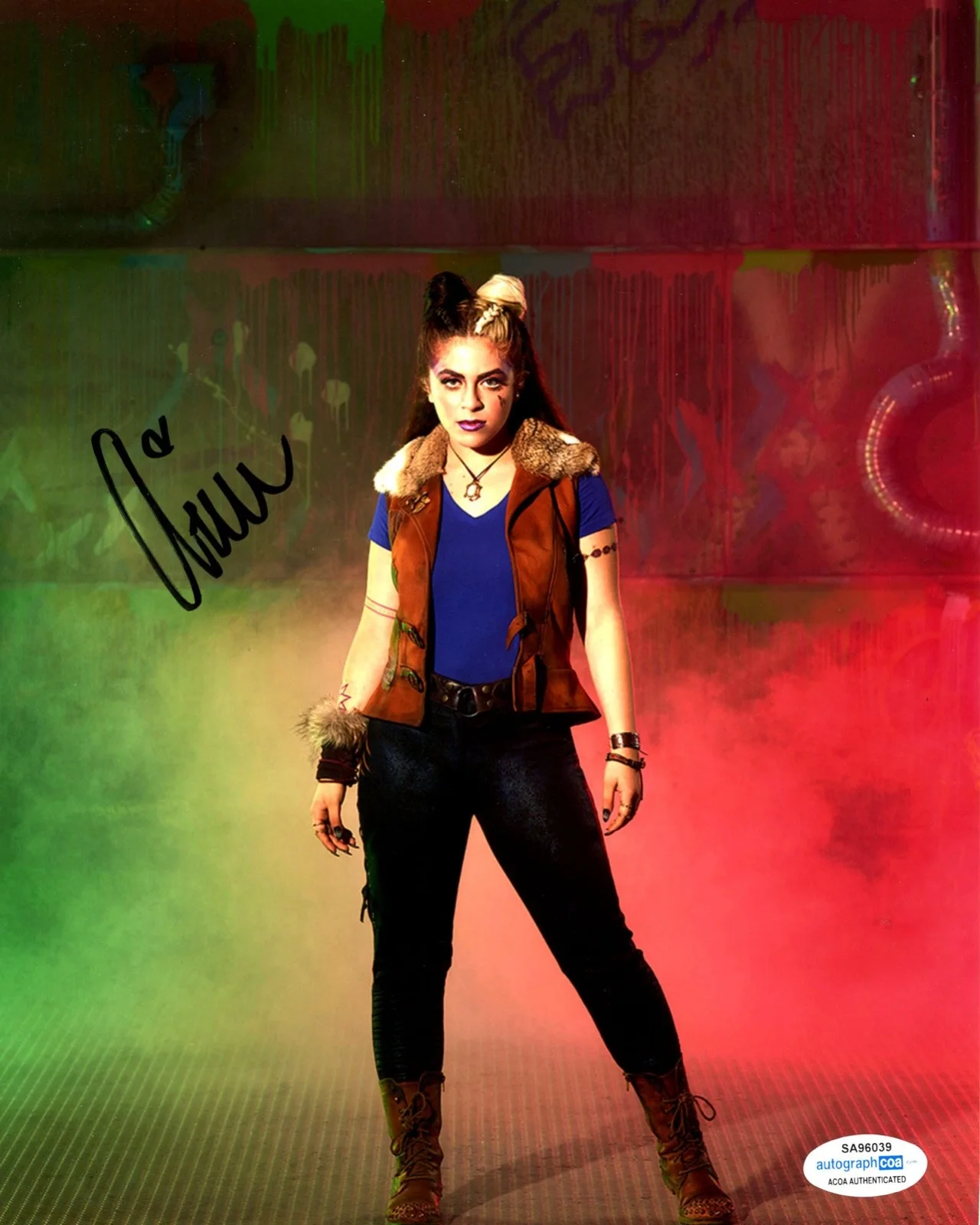 BABY ARIEL / ARIEL MARTIN — Baby Ariel ARIEL MARTIN signed "ZOMBIES" 8x10 Photo g EXCT PROOF Wynter ACOA COA, изображение 4