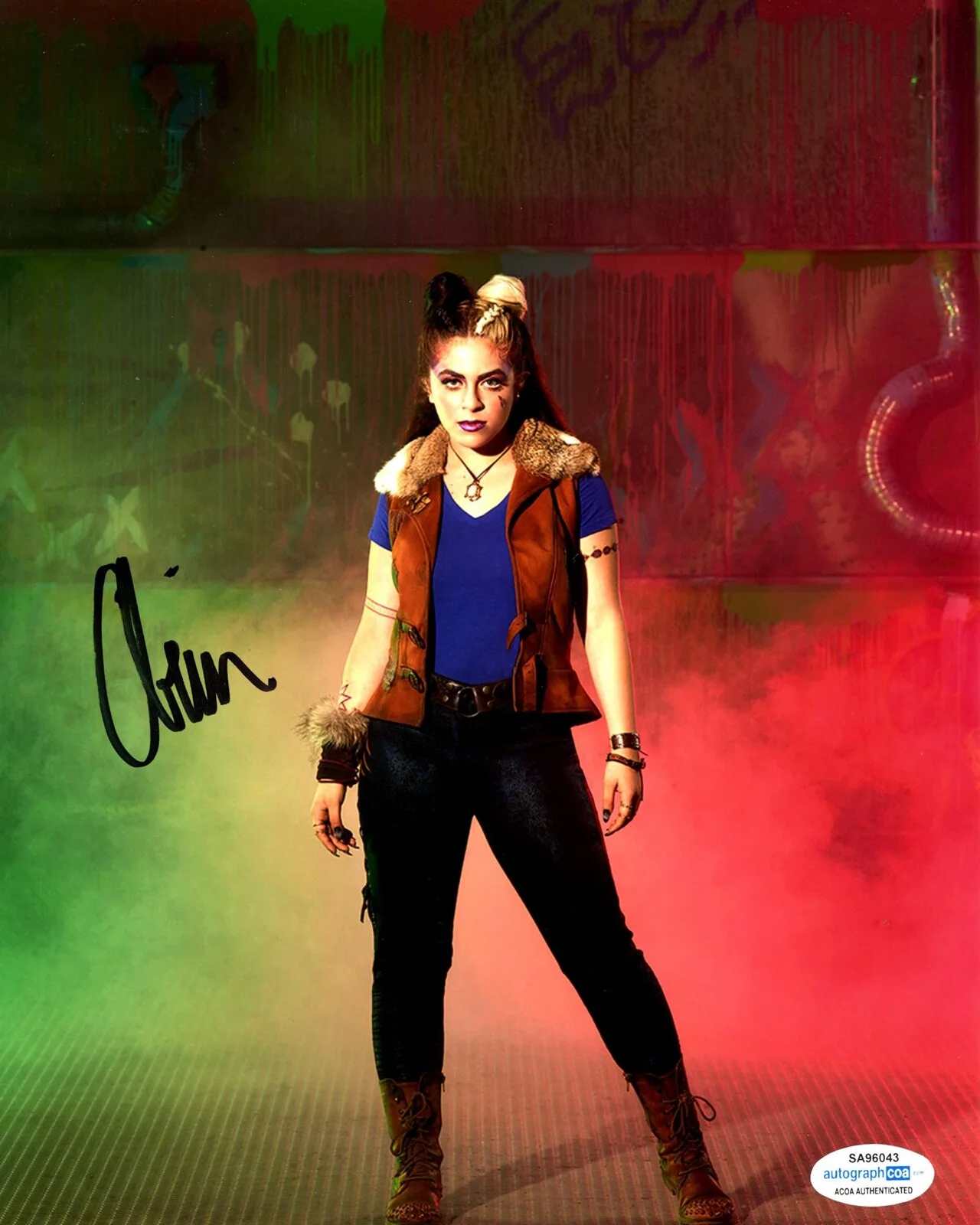BABY ARIEL / ARIEL MARTIN — Baby Ariel ARIEL MARTIN signed "ZOMBIES" 8x10 Photo b EXCT PROOF Wynter ACOA COA, изображение 4