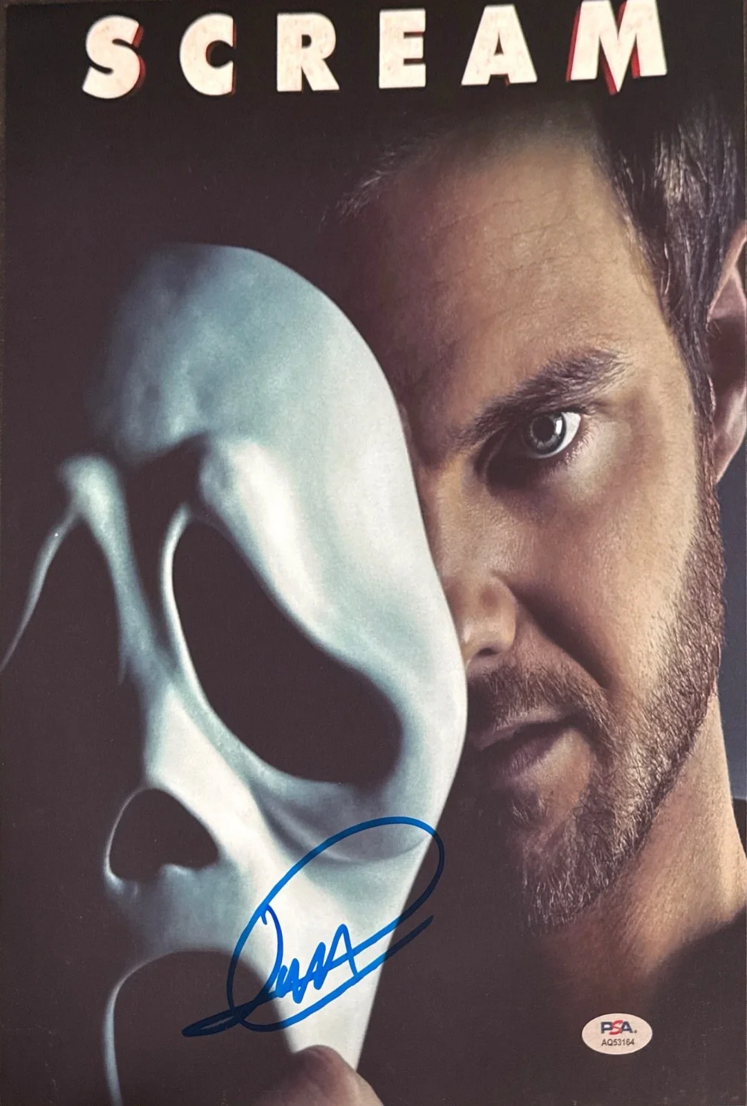 Jack Quaid — Jack Quaid Signed 11x14 Scream 5 Ghostface Photo PSA AQ53164, изображение 2