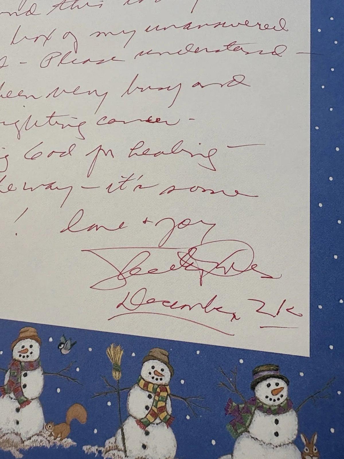 Country Music Artist Skeeter Davis Handwritten Letter, image 2