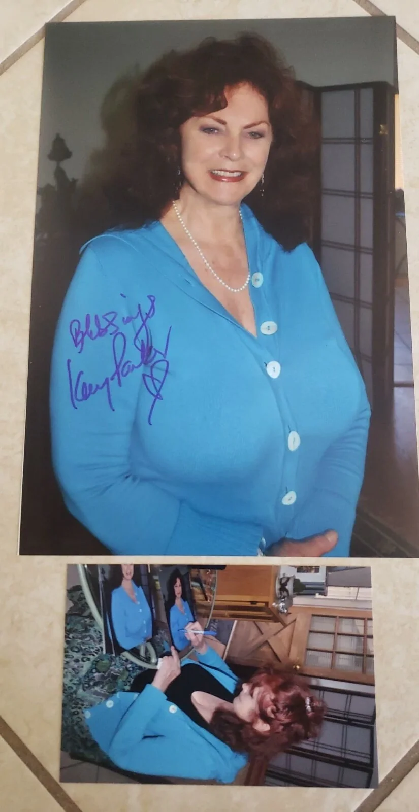 Kay Parker (ADULT Star of Taboo) Autographed 8x12 Photo w/Proof Pic, изображение 2