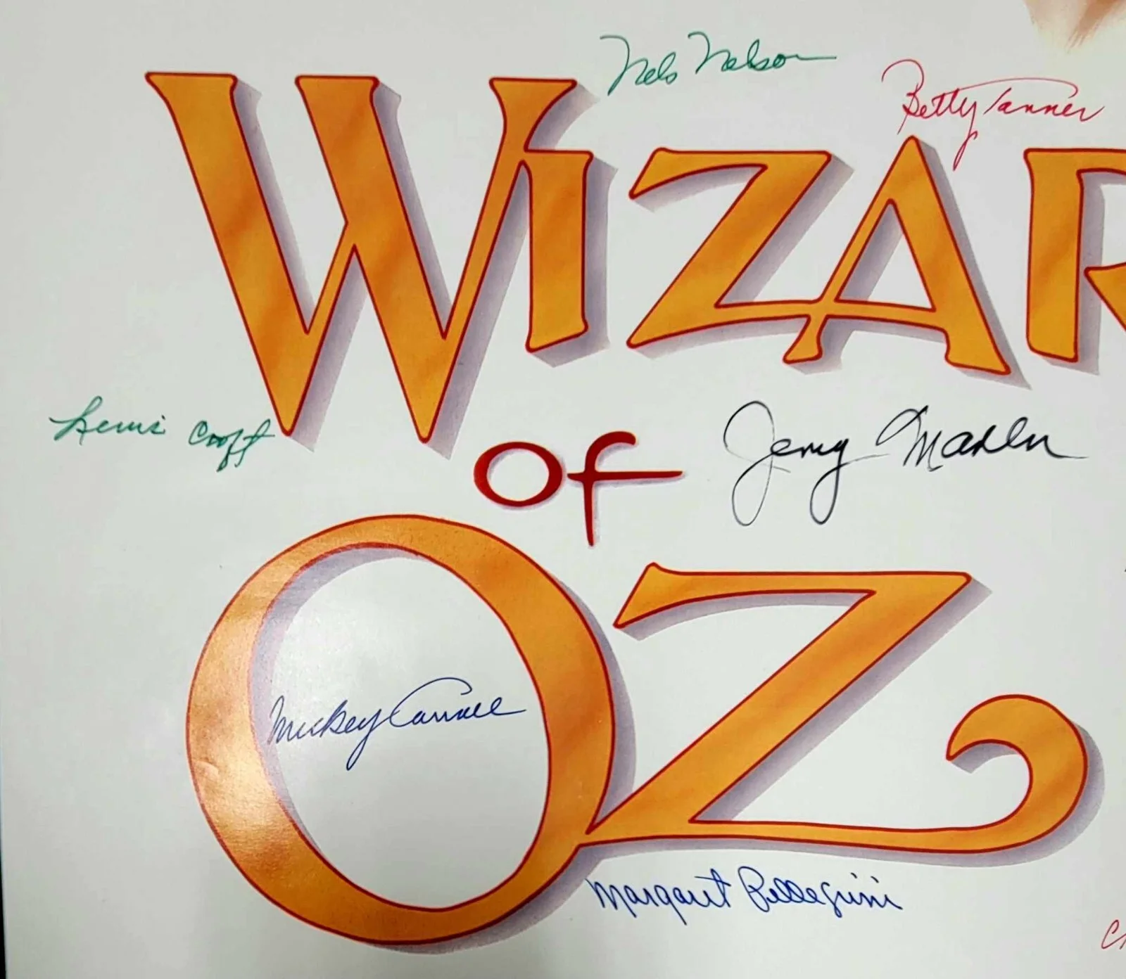1993 Wizard of Oz Munchkins 22x34 Poster 9 Signed/#'d, image 2