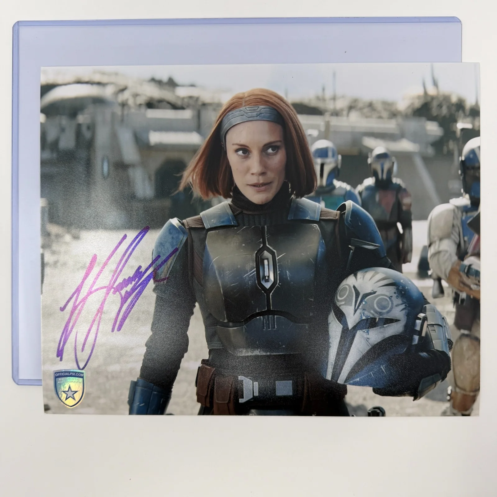 Katee Sackoff — Signed Katee Sackoff Bo Katan Mandalorian Autograph 8x10 Photo Official Pix COA