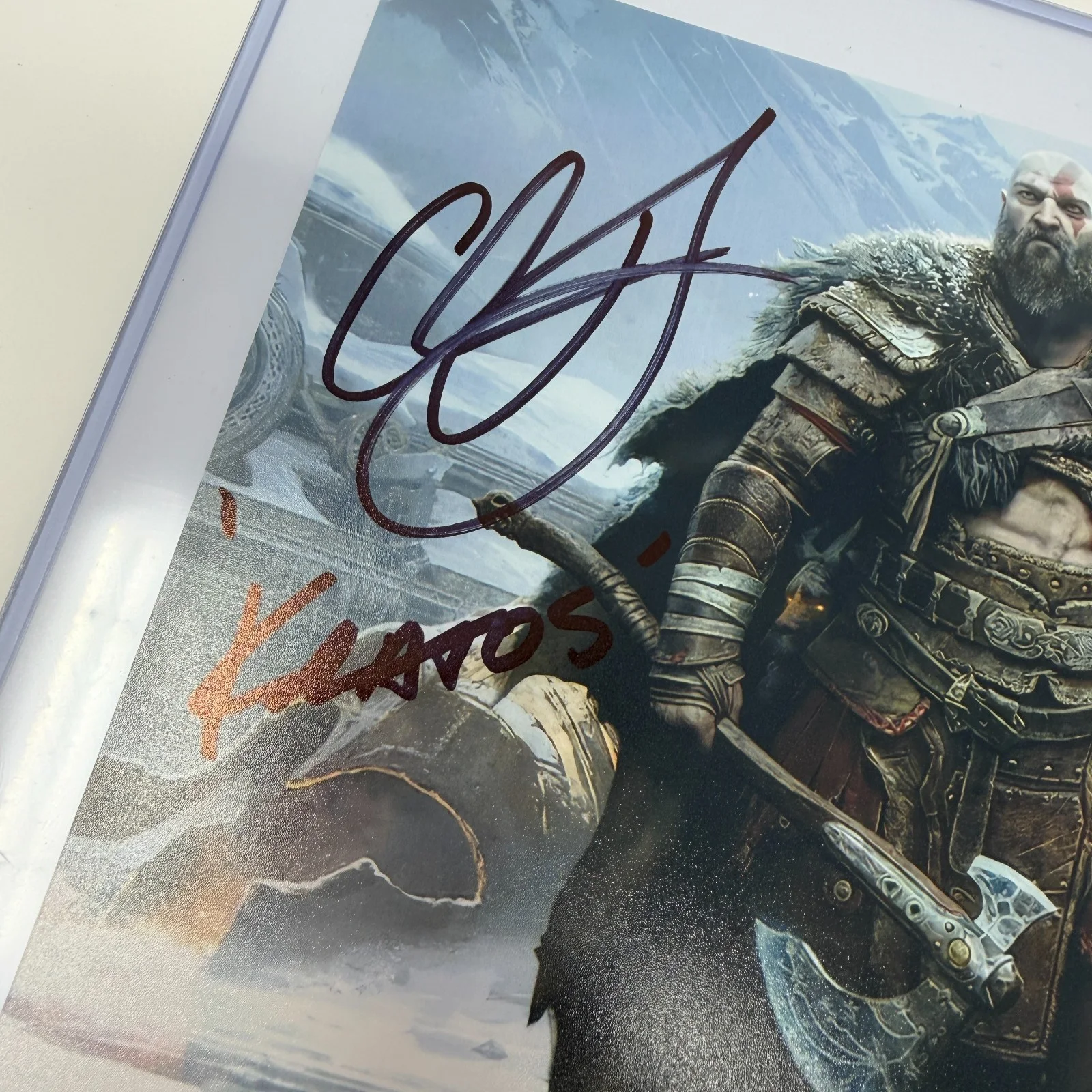 Christopher Judge — Signed Christopher Judge God of War Kratos Autograph 8x10 Photo Official Pix COA, изображение 3