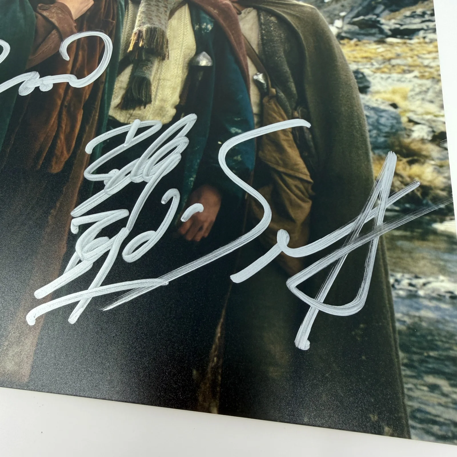 Billy Boyd, Dominic Monaghan, Elijah Wood, Sean Astin — Signed LOTR Hobbits Group Billy Boyd, Dominic Monaghan, Elijah Wood, Sean Astin, изображение 4