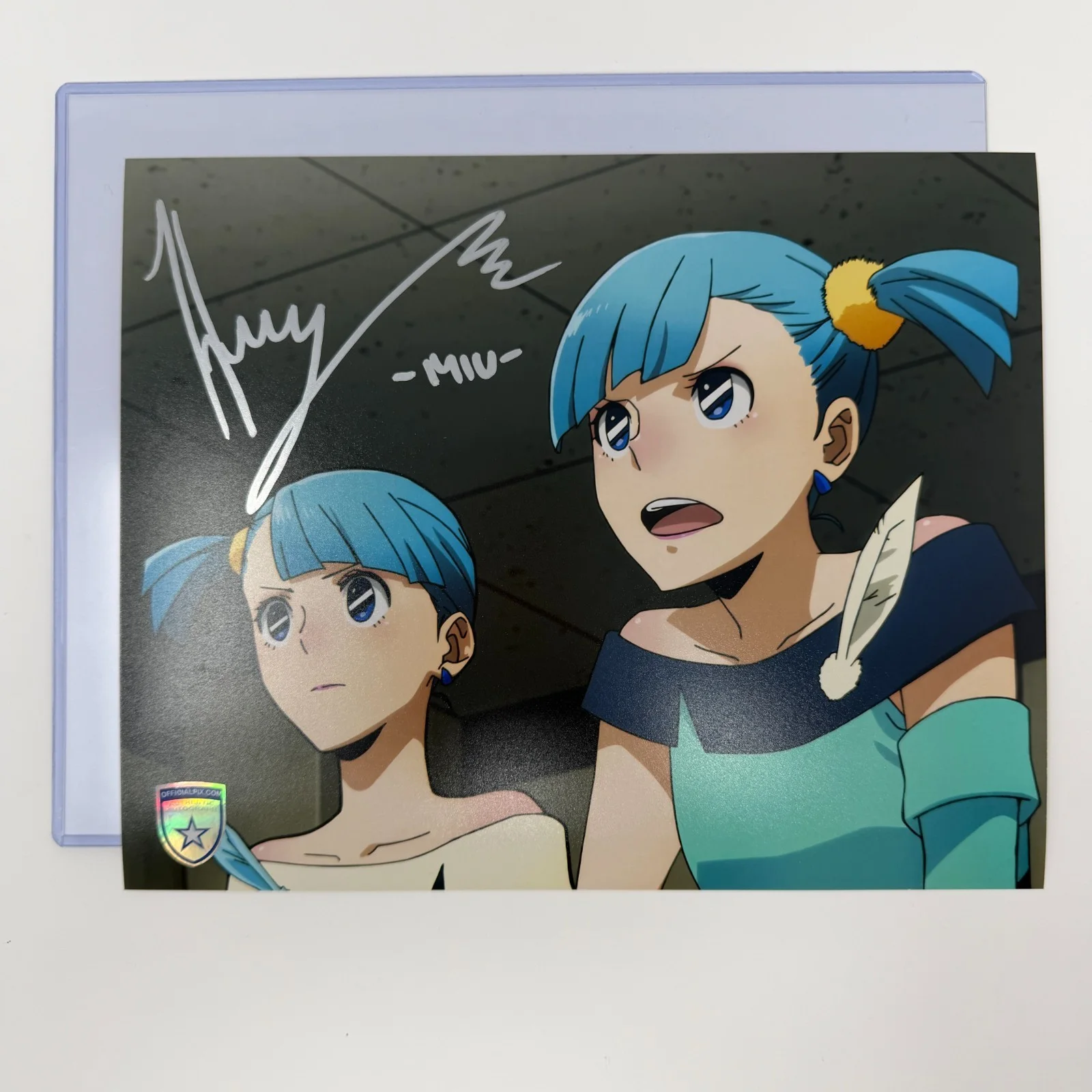 Hayden Daviau — Signed Hayden Daviau Miu My Hero Academia Anime 8x10 Photo Official Pix COA