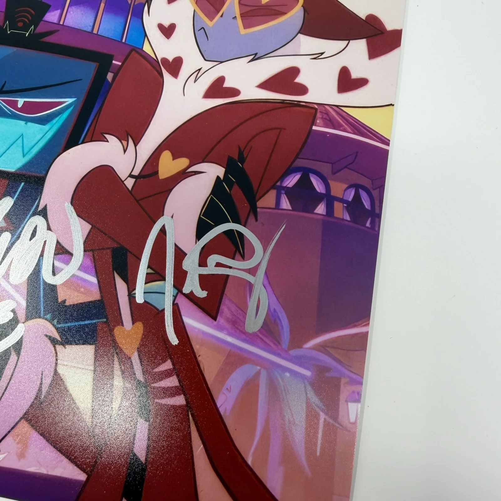 Christian Borle, Joel Perez — Signed Hazbin Hotel Photo Christian Borle, Joel Perez Autograph Official Pix COA, изображение 3