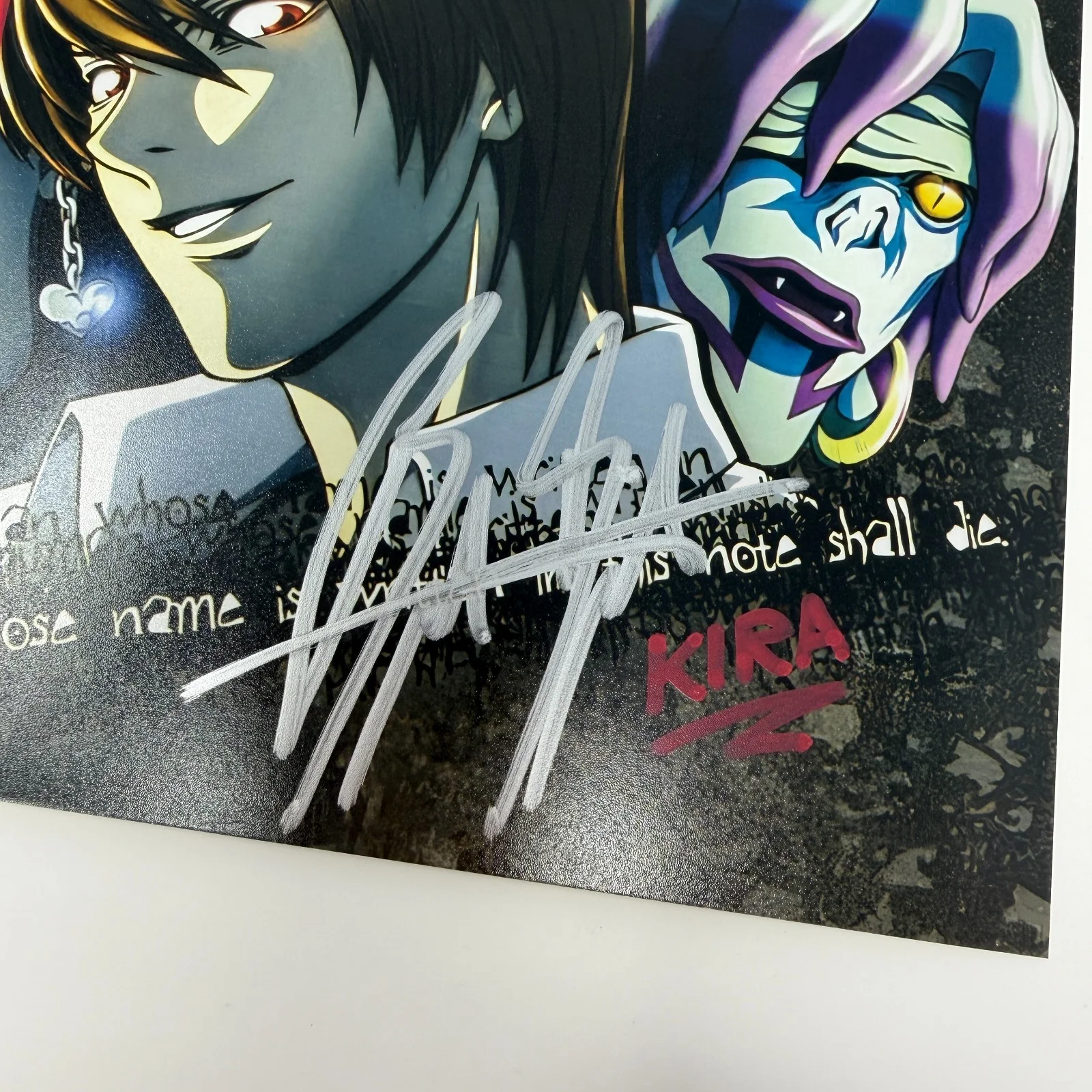 Alessandro Juliani, Brian Drummond, Brad Swaile — Signed Death Note Cast 8x10 Photo Juliani, Drummond, Swaile Official Pix COA, изображение 3