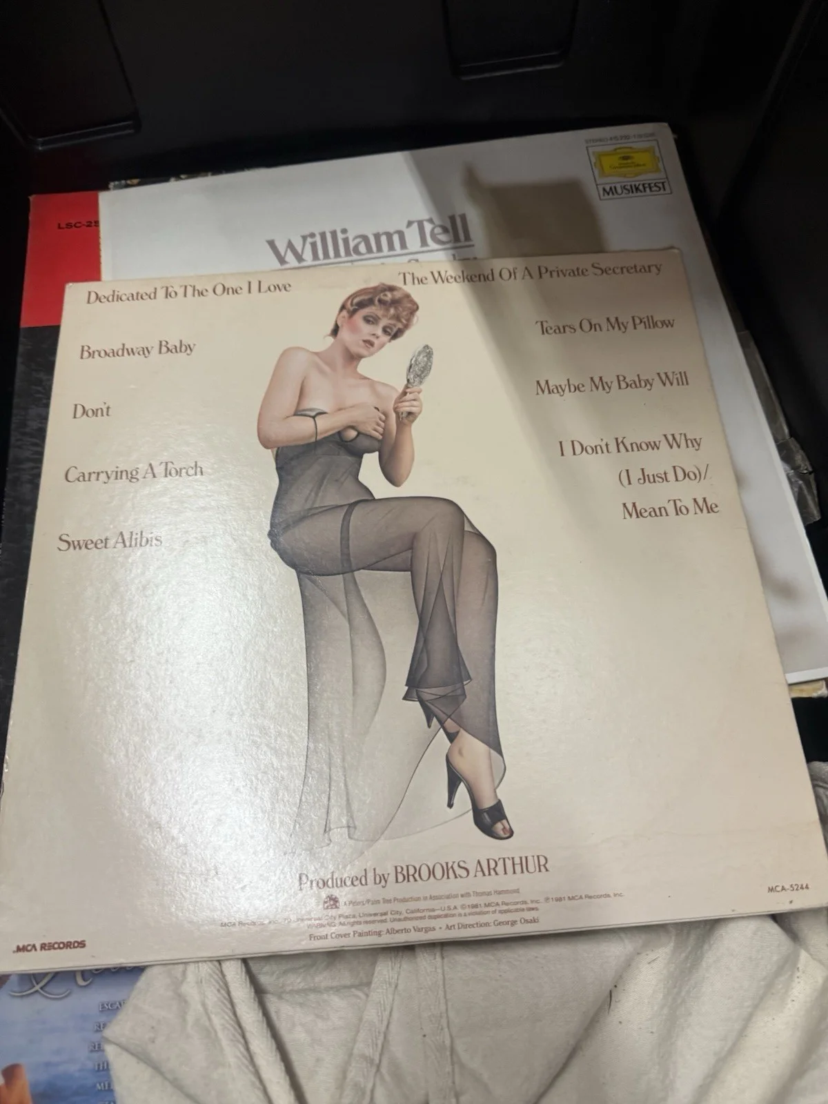 Bernadette Peters Now Playing LP 1981 Promo Cover Vinyl Pop VG, image 2