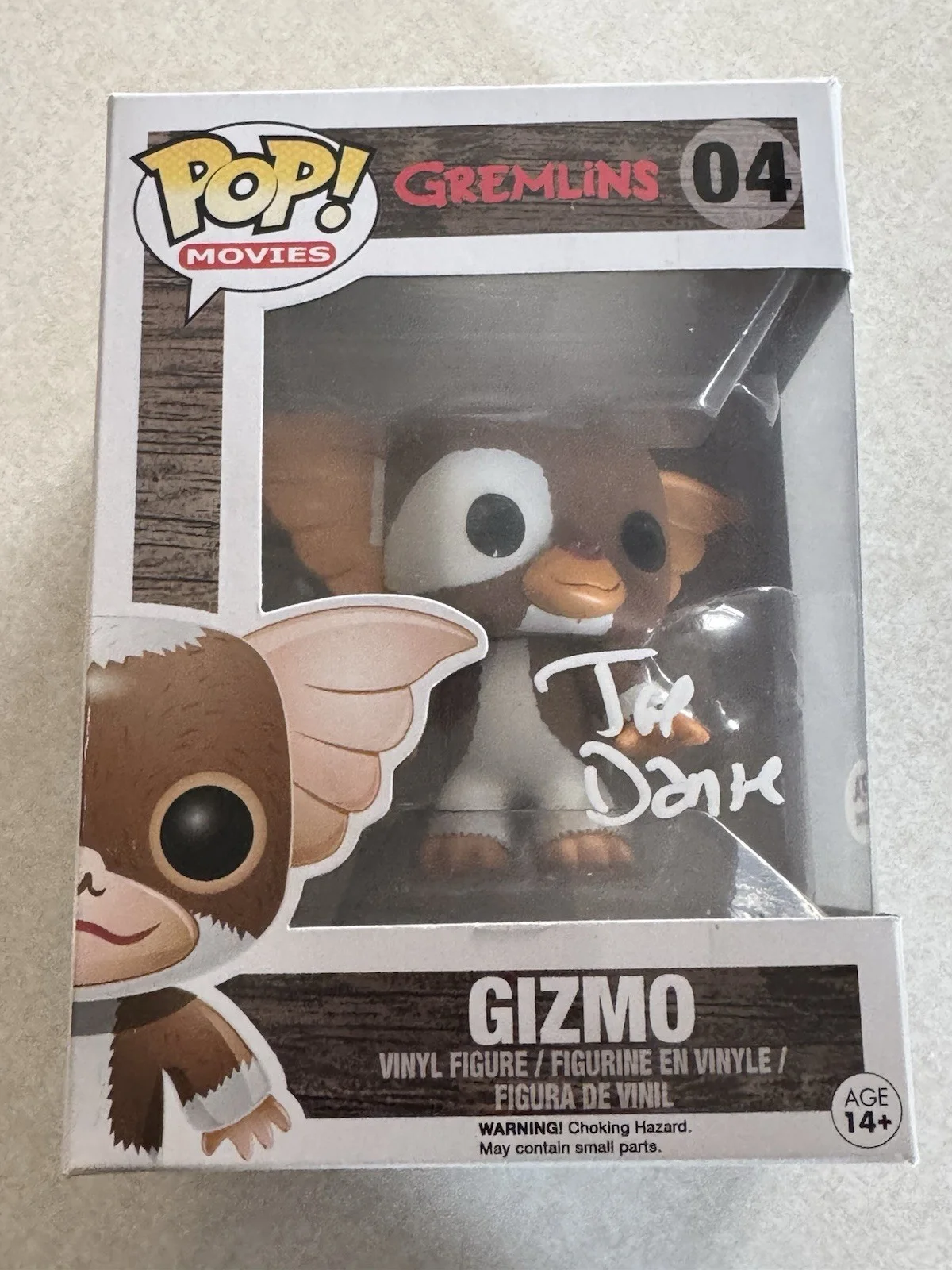 Joe Dante — Joe Dante Gizmo Gremlins #3 Authentic Funko Pop PSA/DNA Auto Signed Autograph, изображение 2