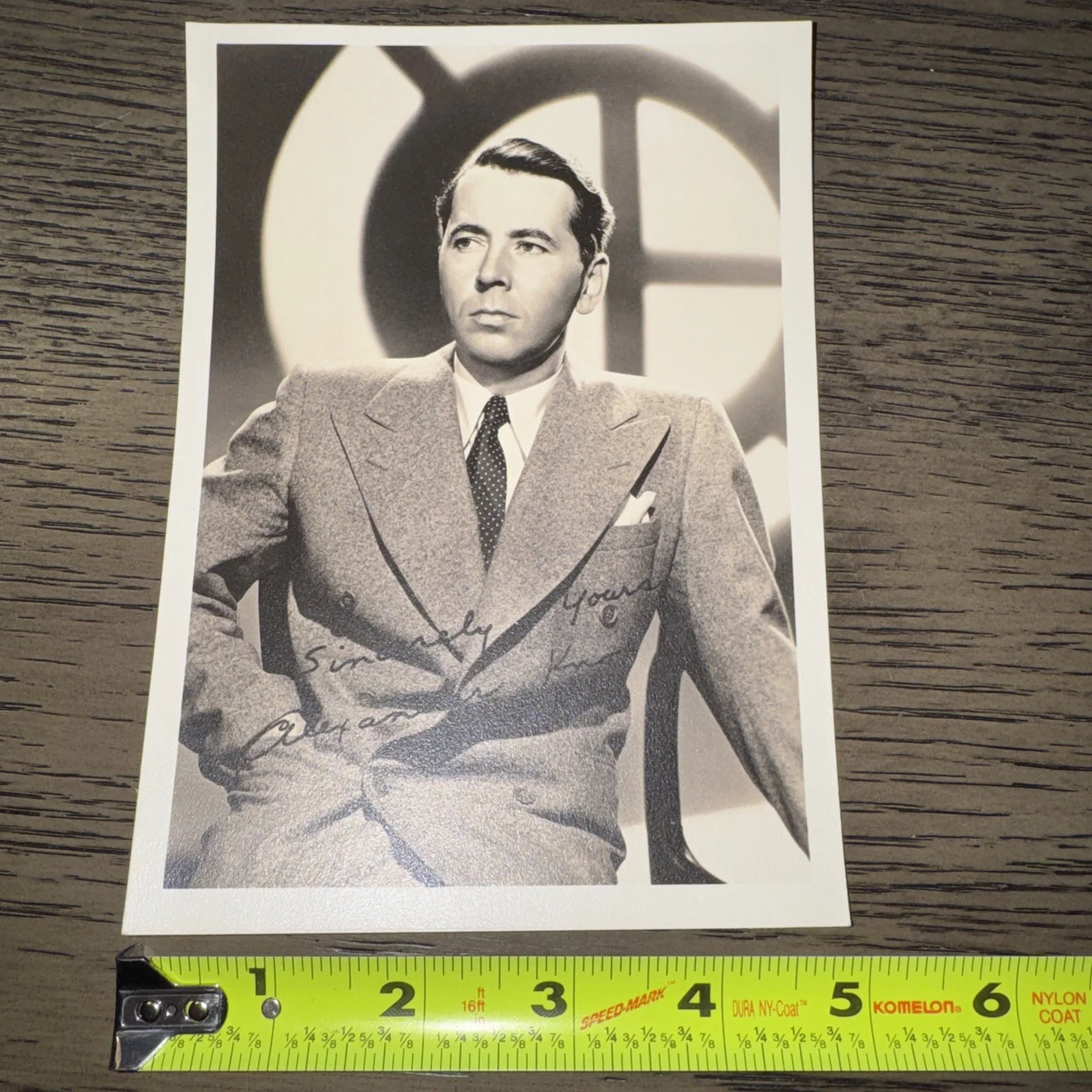 Alexander Knox — Alexander Knox Vintage Signed Autographed 5"x7” Photo Hollywood Film Movie Actor, изображение 4
