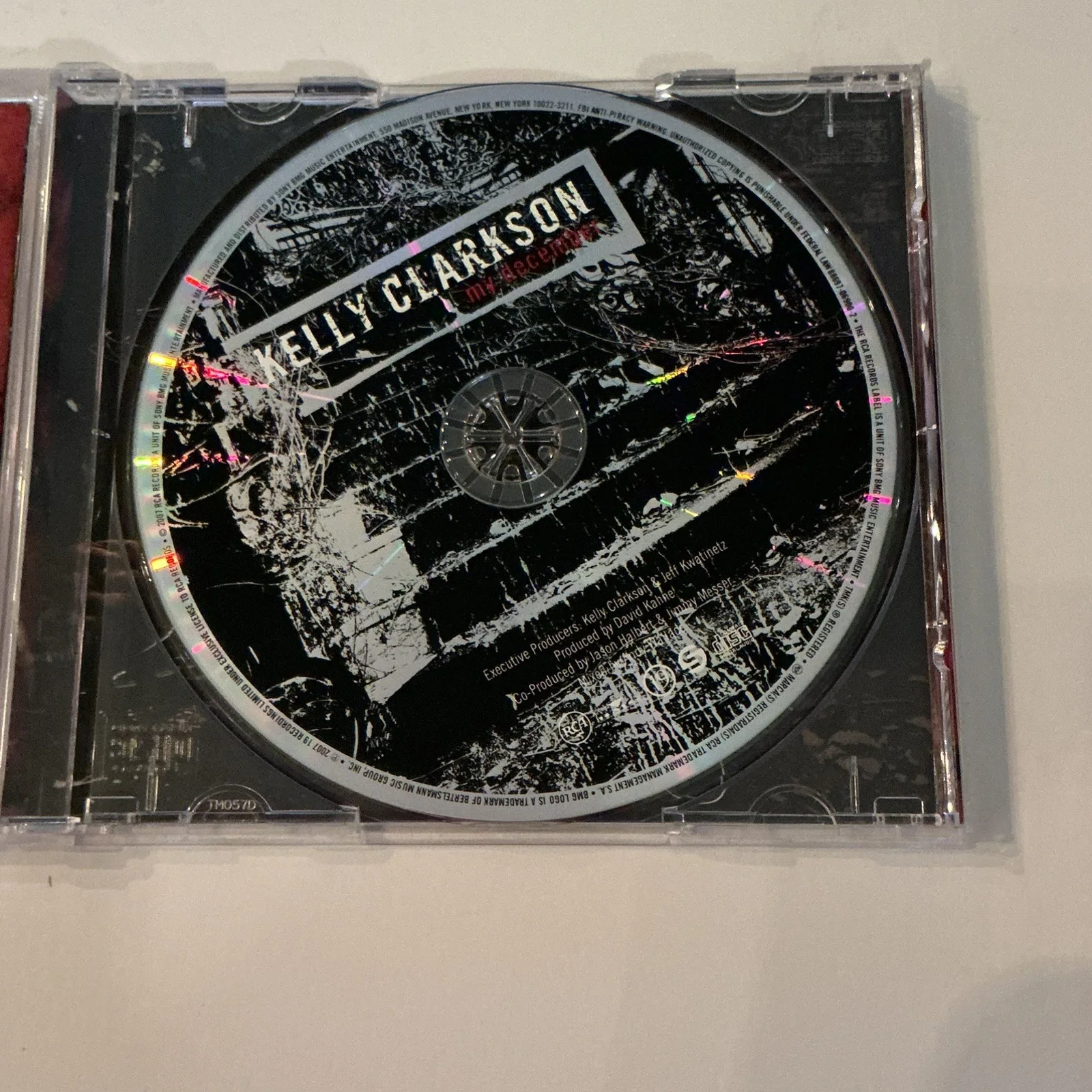 Kelly Clarkson Signed Cd "My December" Mint autograph Disney Event Provenance, изображение 3