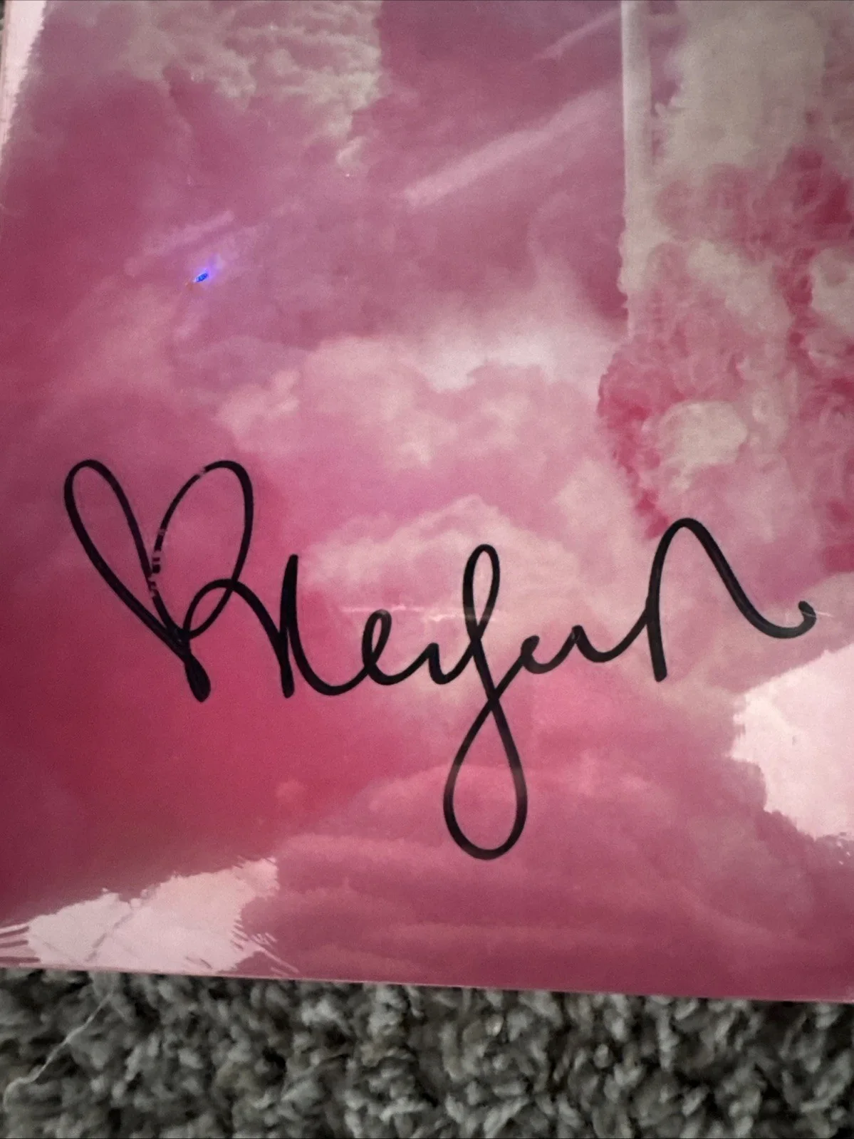 Megan Moroney Cloud 9: Megan's Signature Pink Signed Vinyl LP Record Sealed, изображение 3