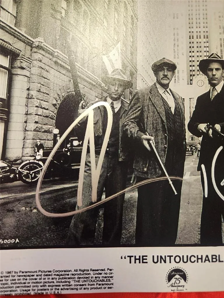 ANDY GARCIA KEVIN — ANDY GARCIA & KEVIN COSTNER DUAL SIGNED AUTOGRAPHED 8X10 PHOTO UNTOUCHABLES COA, изображение 3