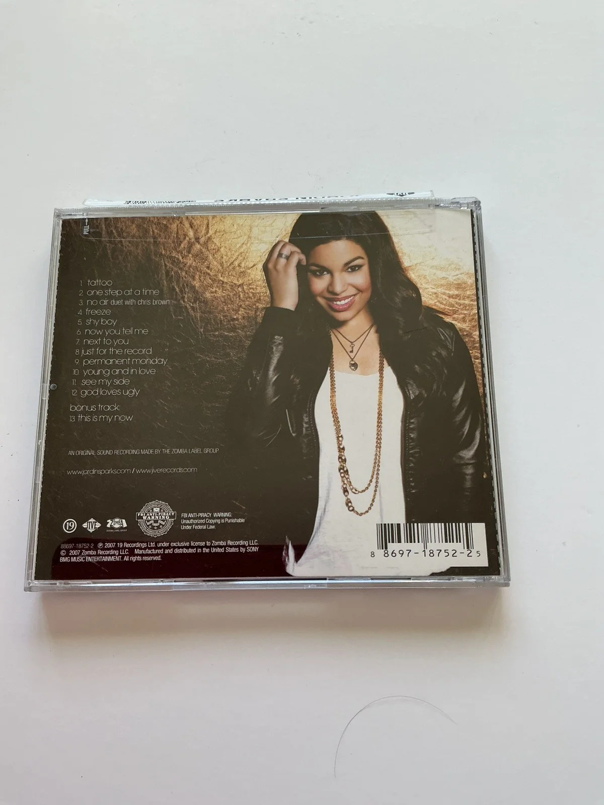 Jordin Sparks SIGNED Self-Titled CD - Mint/New - Disney Event Provenance, изображение 5