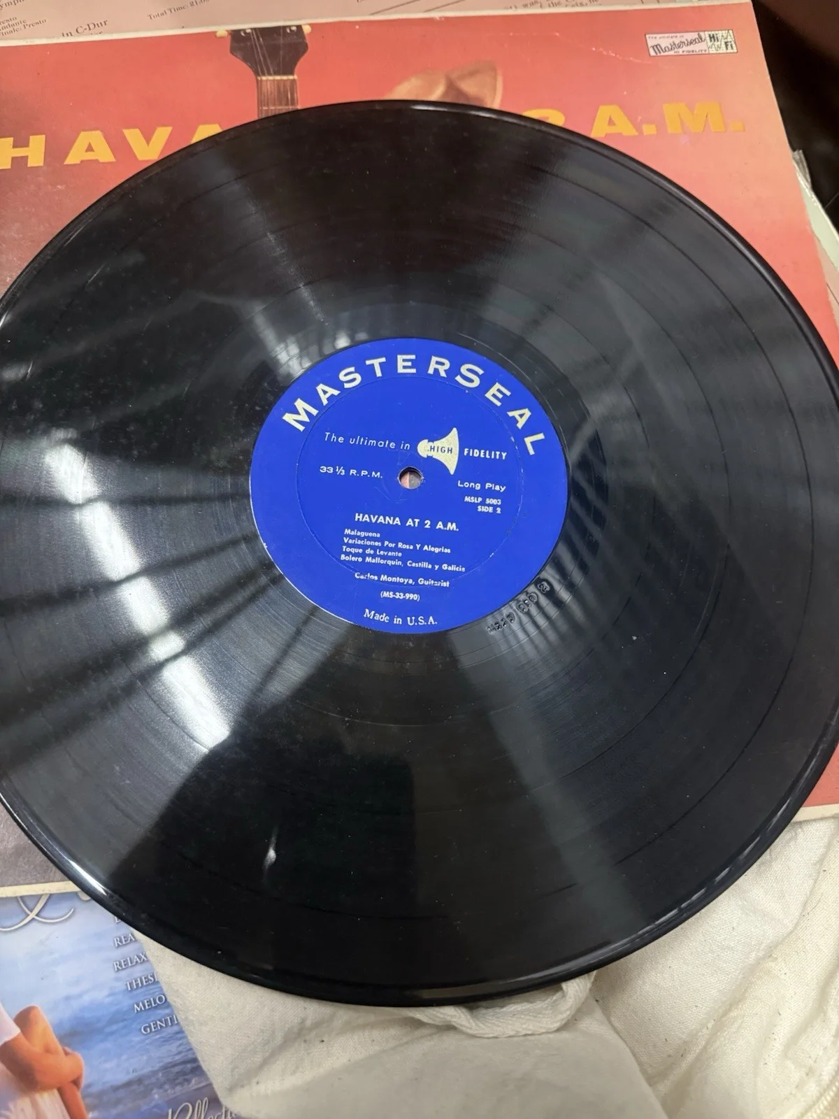 1957 JOSE MADIERA ORCHESTRA Havana 2 A.M. LP Masterseal Cha Cha Latin Jazz VG/NM, изображение 3