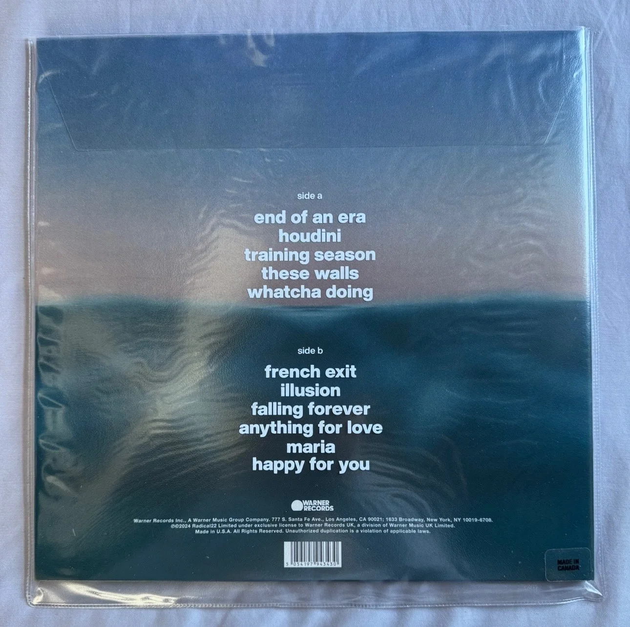 Radical Optimism by Dua Lipa Signed Deluxe Vinyl Autograph Art Card Record 2024, image 2