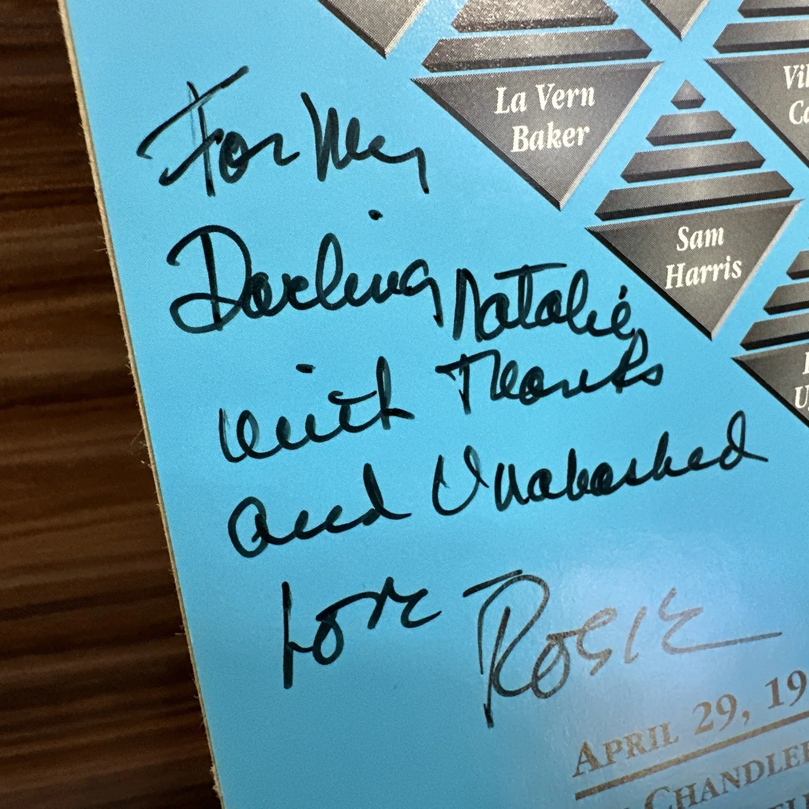 Rare Rosemary Clooney “Rosie” Signed And Inscribed to Natalie Cole, изображение 3