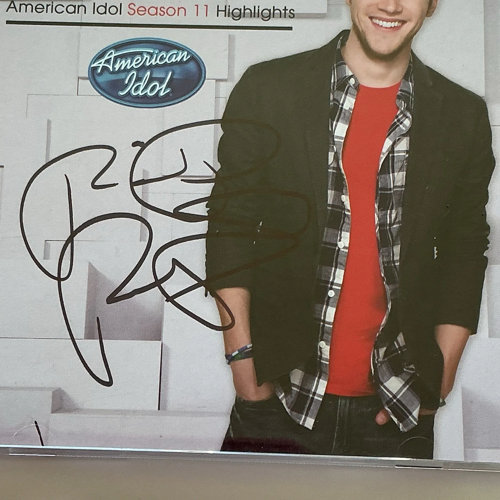 Phillip Phillips SIGNED "Idol Season 11 Highlights" CD - Mint - Disney History, image 2