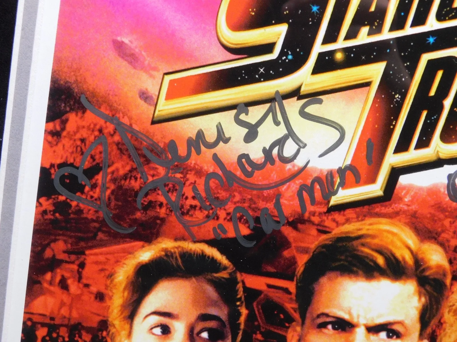 Denise Richards — Starship Troopers Cast Signed x8 w Richards VanDien Meyer Ironside Busey JSA COA, изображение 5