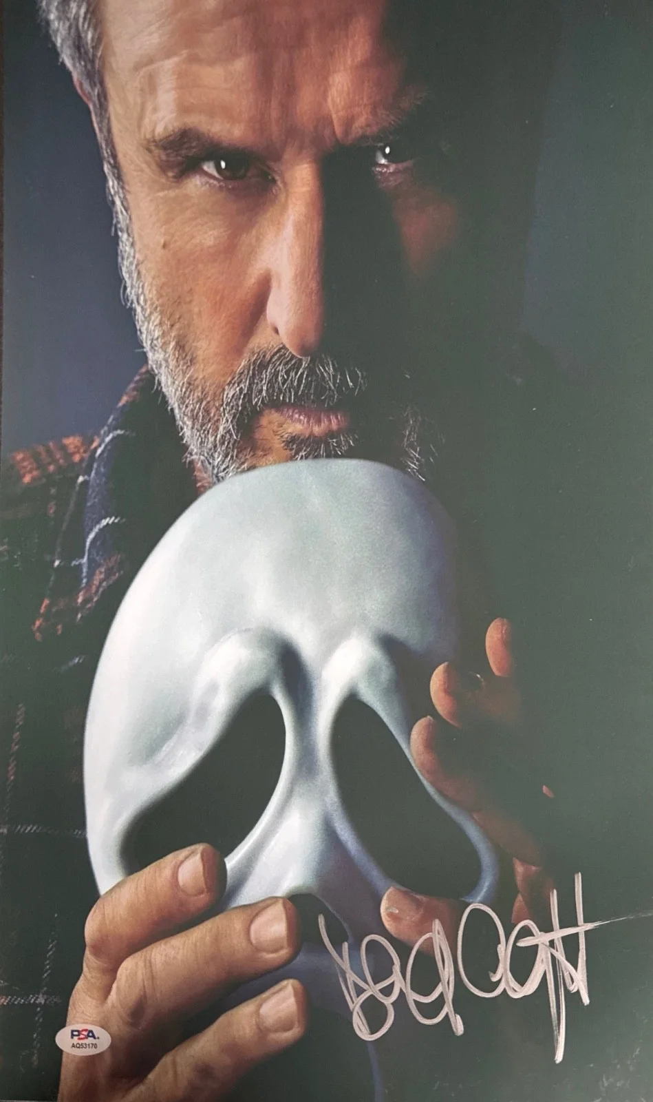 David Arquette — David Arquette Signed 12x18 Scream Photo PSA AQ53170, изображение 2