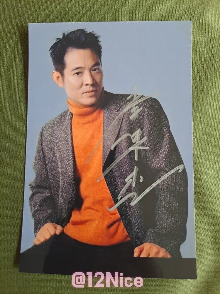 JET LI Autographed Signed Photo Autographs Collectibles 4*6 COLLECTION 23, image 3